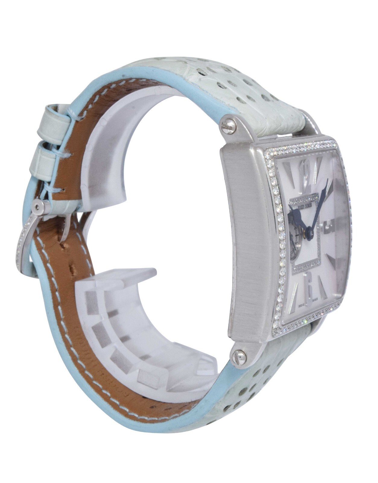 Roger Dubuis Golden Square 18k White Gold Ladies 34mm Limited Watch B/P G3498SD