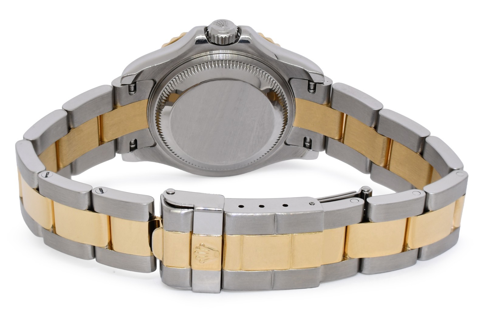 Rolex Yacht-Master 18k Yellow Gold/Steel Champagne 29mm Watch +Card D 169623