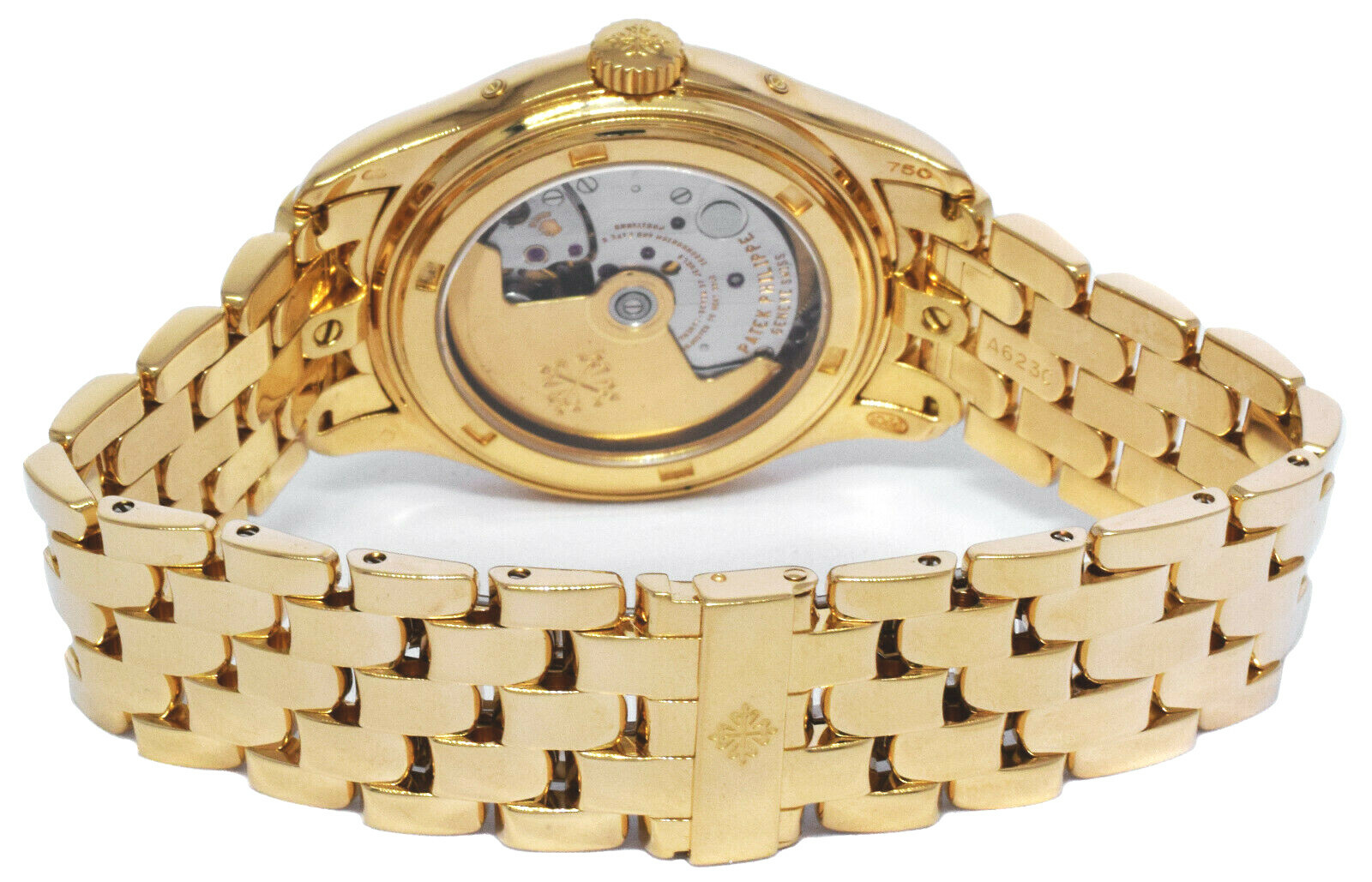 Patek Philippe Annual Calendar Moon 18k Yellow Gold Mens 37mm Watch 5036/1J
