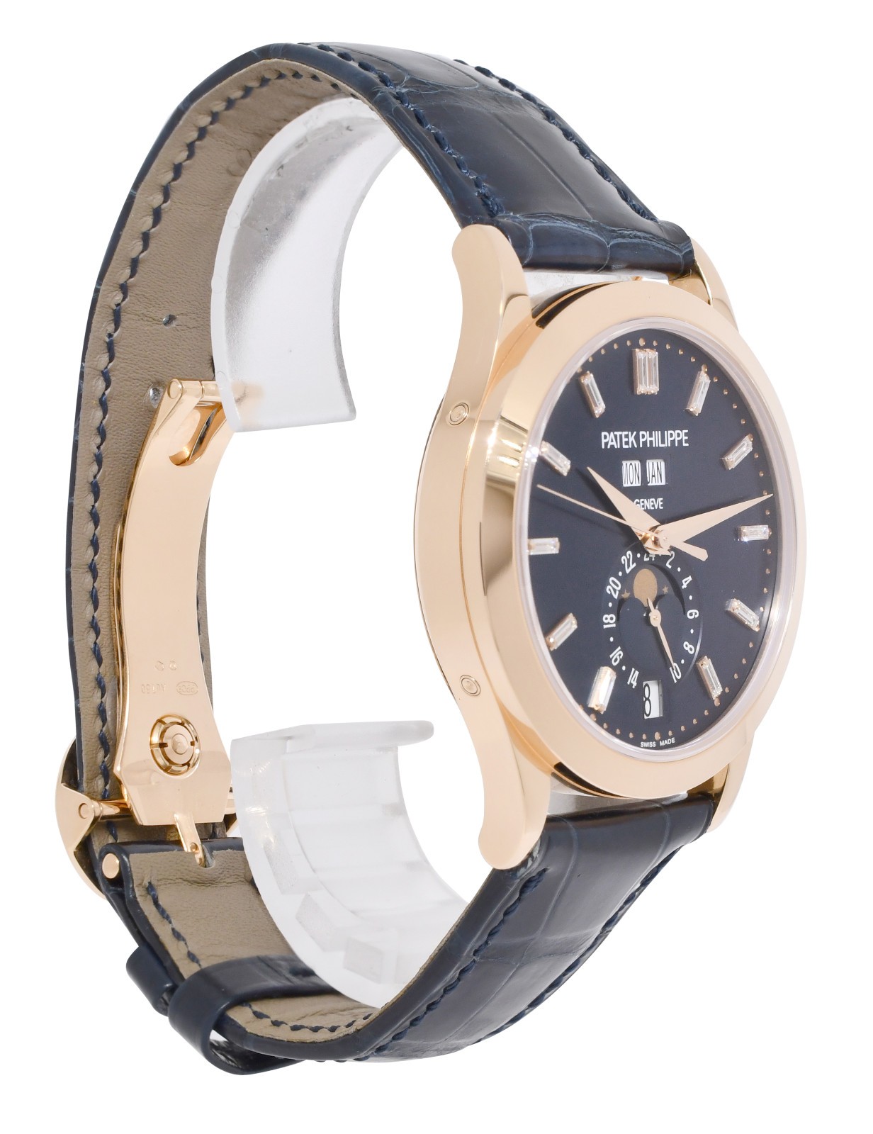 Patek Philippe Annual Calendar 5396 18k Rose Gold Diamond Watch B/P '24 5396R