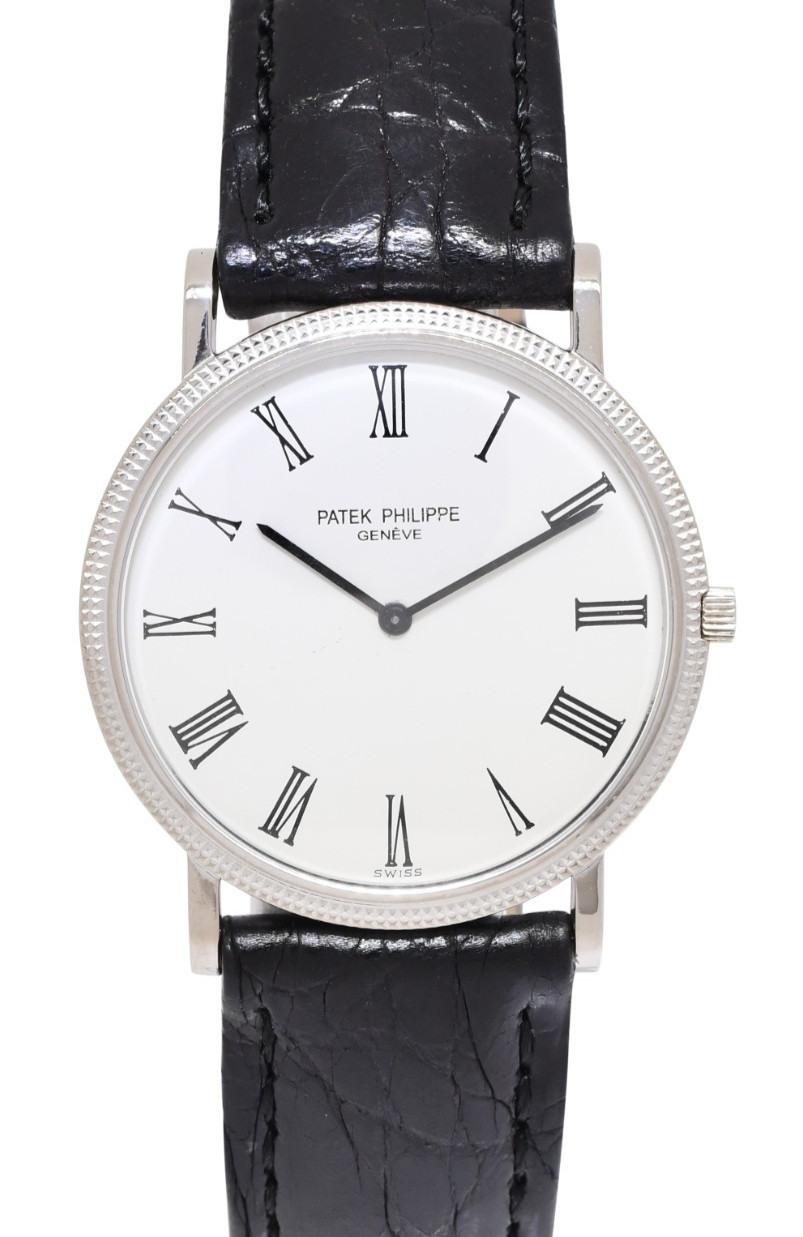 Patek Philippe Calatrava 18k White Gold Mens 32mm Manual Watch 3520 Patek Philippe Calatrava 18k White Gold Mens 32mm Manual Watch 3520