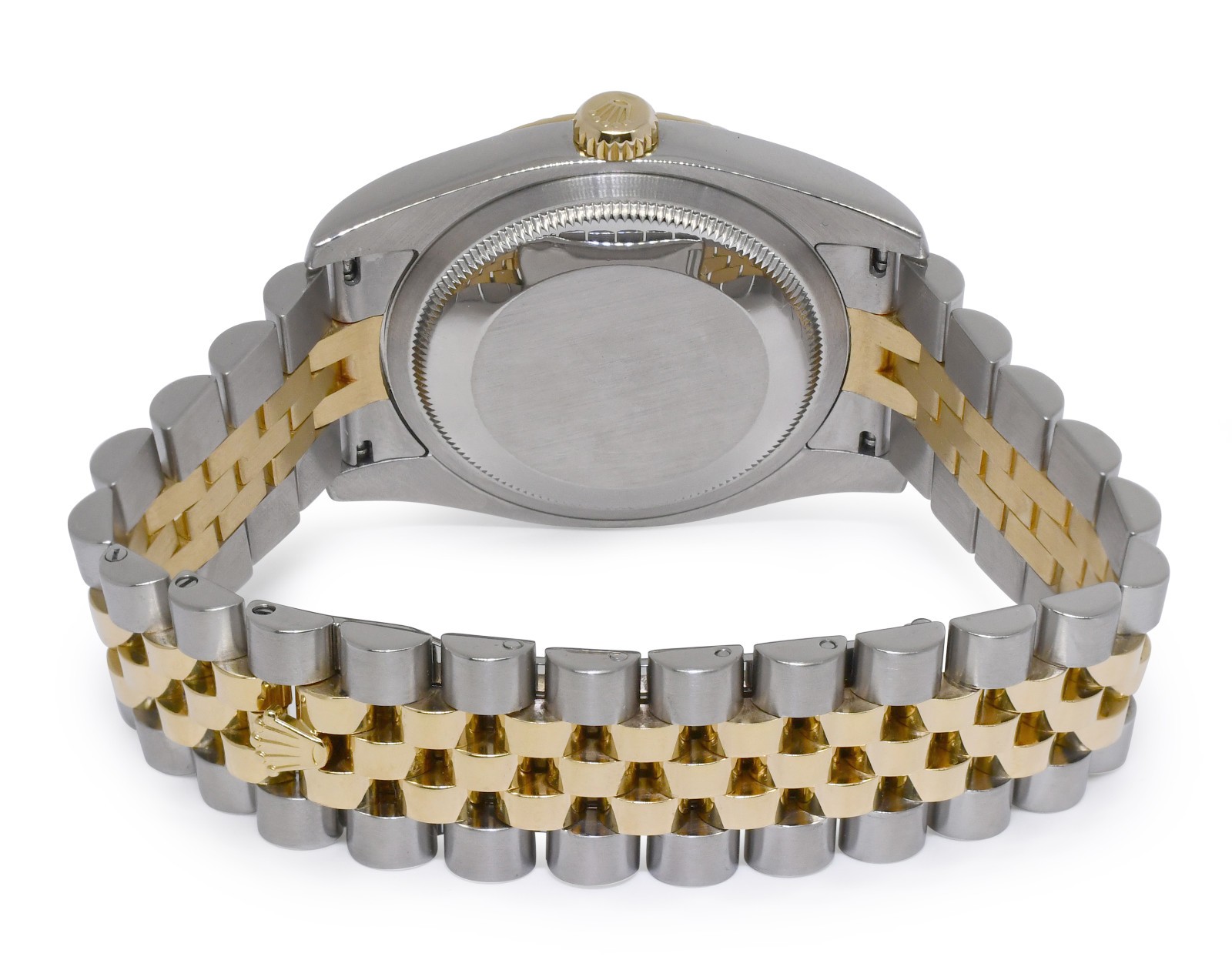 Rolex Datejust 18k Yellow Gold/Steel Jubilee Diamond Dial 36mm Watch V 116233