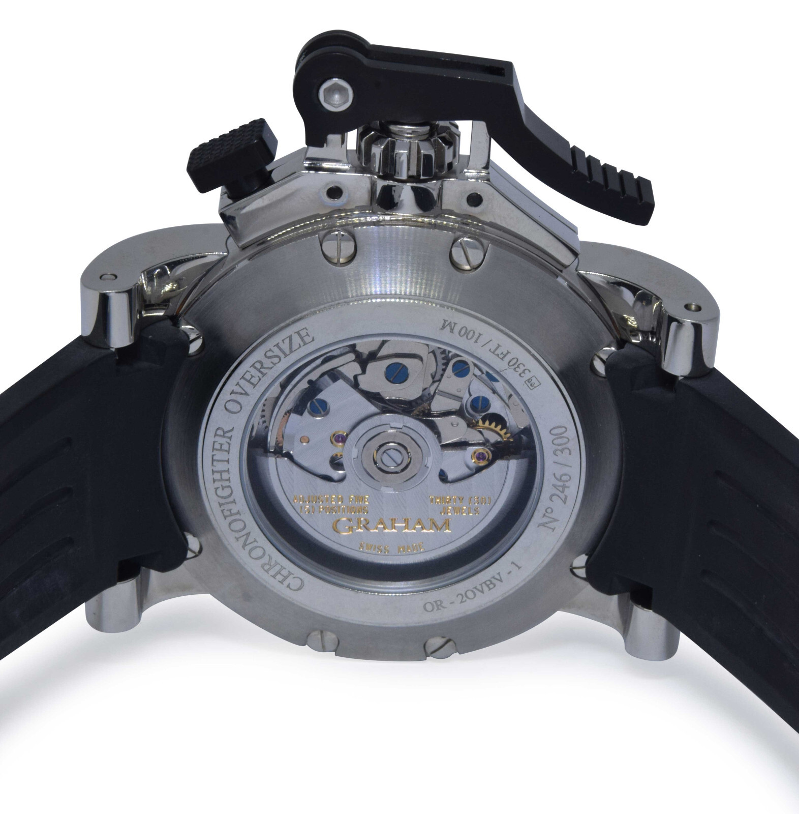 Graham Chronofighter Oversize 2OVBV-1 Chronograph Watch Box/Papers NEW