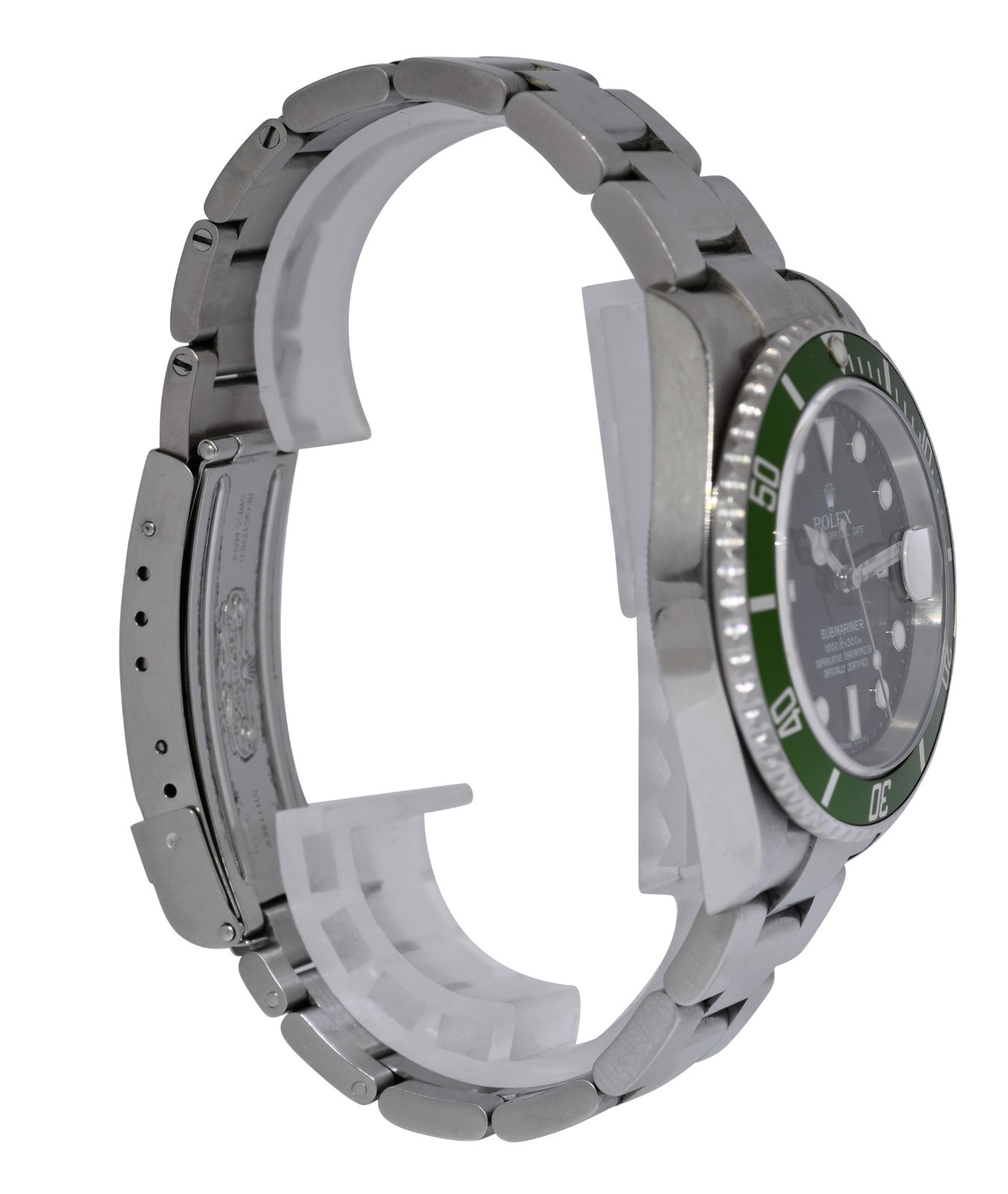 Rolex Submariner Date Kermit Green Bezel Steel Mens Automatic Watch Z B/P 16610