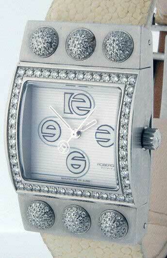 Roberge Ladies Stainless Steel & Diamond Corvus Watch