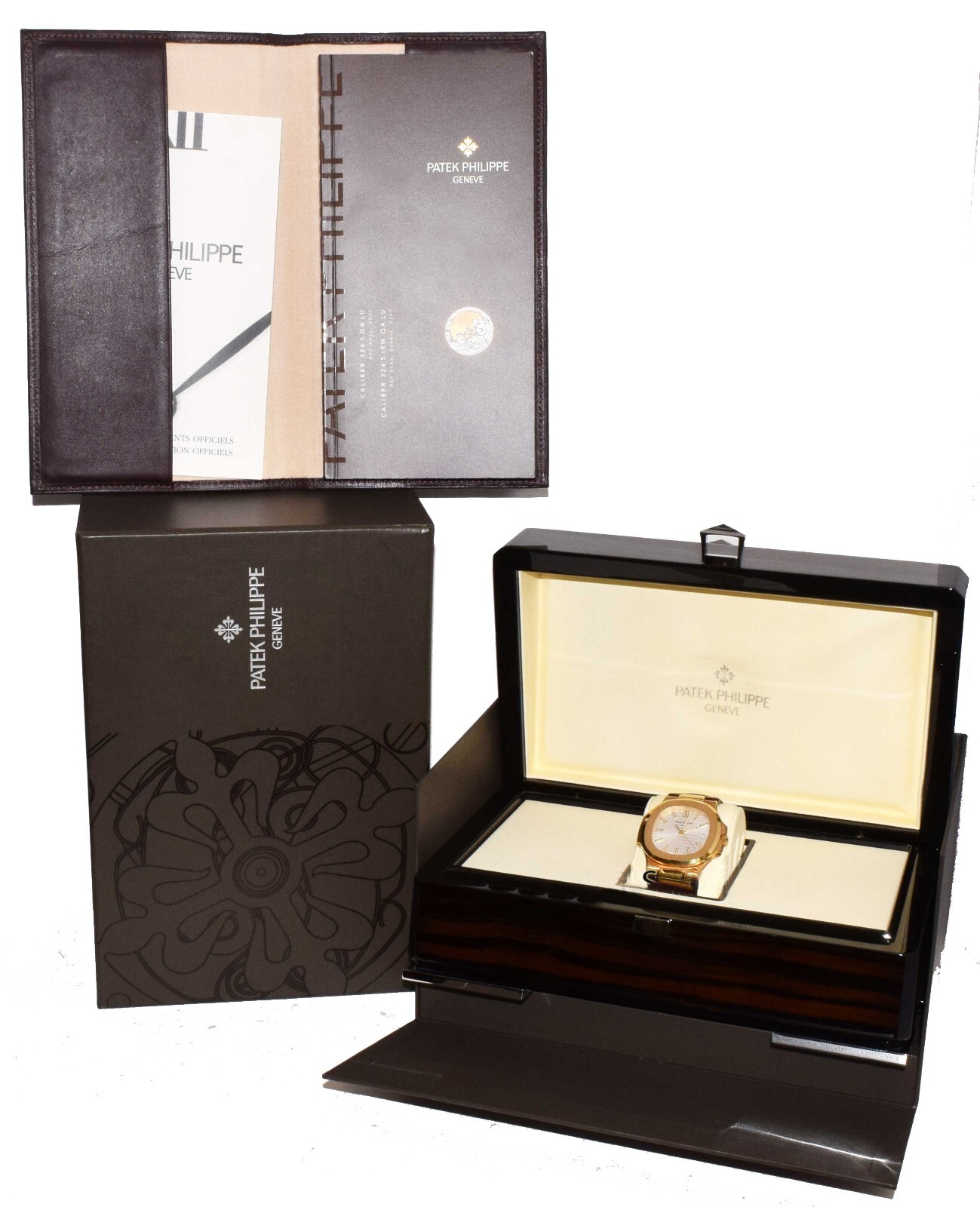 Patek Philippe 5711 Nautilus 18k Yellow Gold Watch Box & Archival Document 5711J