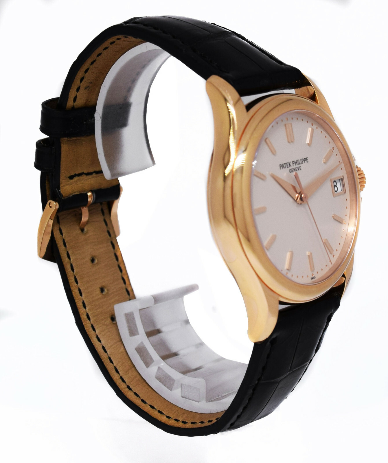 Patek Philippe Calatrava 5127 18k Rose Gold Mens 37mm Watch Box/Papers 5127R