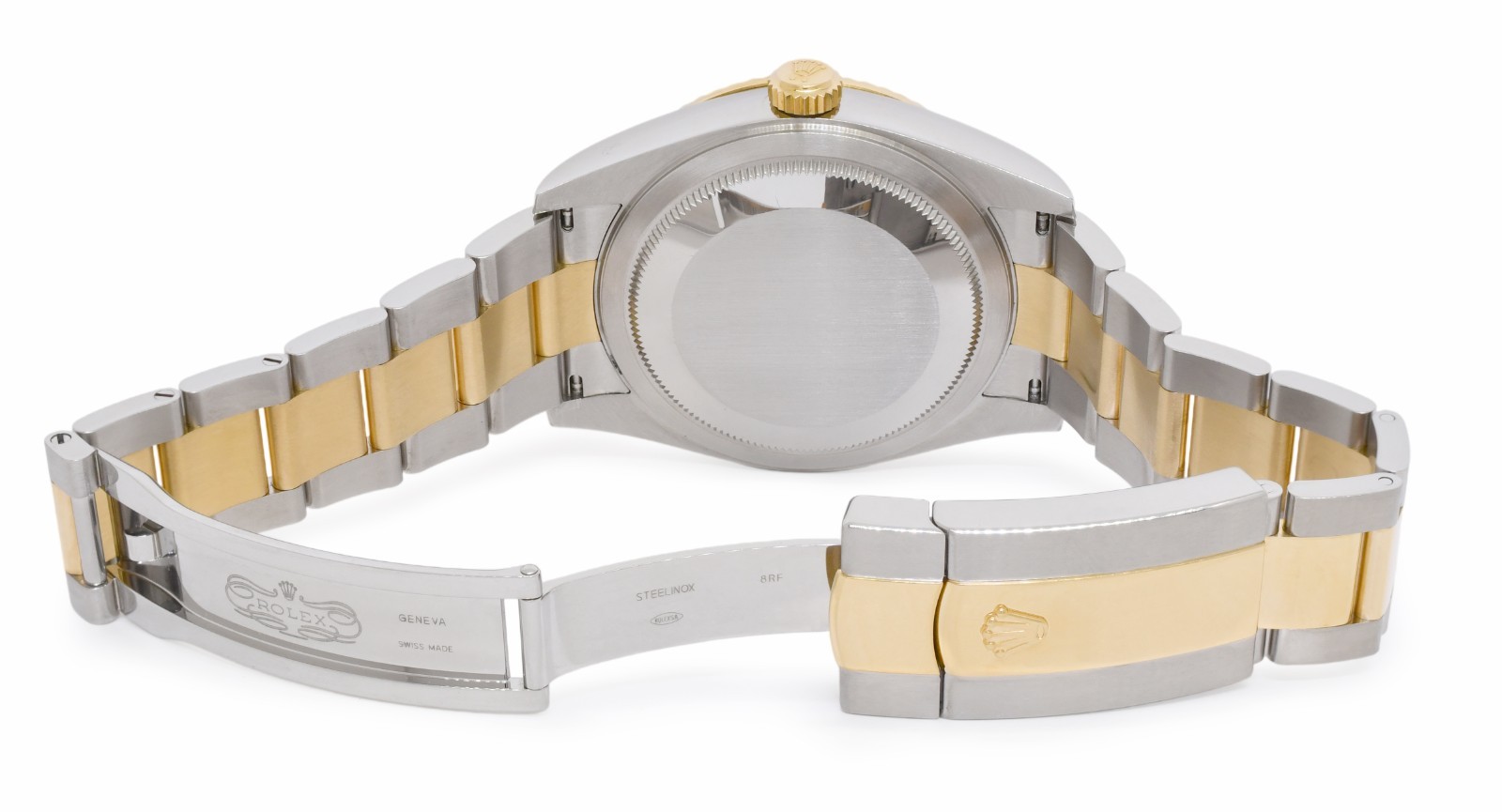 Rolex Sky-Dweller 18k Yellow Gold/Steel Black 42mm Oyster Watch +Card '19 326933