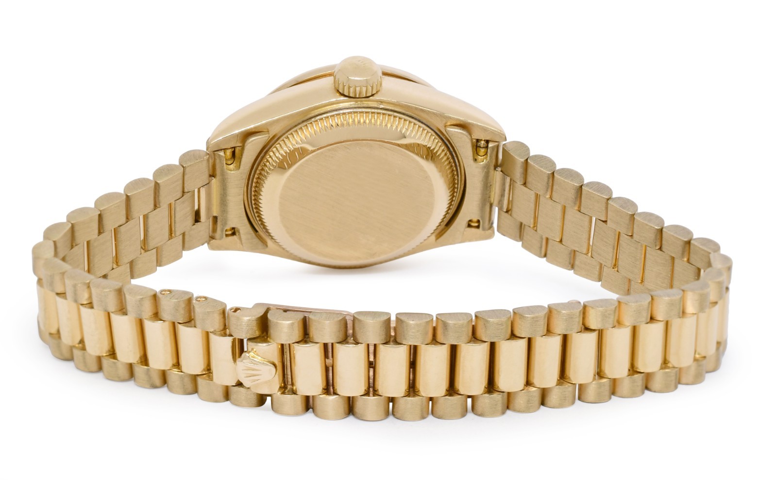 Rolex Datejust President 18k Yellow Gold Champagne Diamond 26mm Watch '93 69178