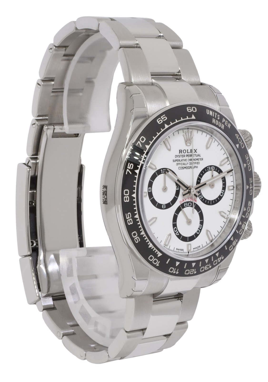 NEW Rolex Daytona Steel & Ceramic Bezel White Dial 40mm Watch B/P'26 126500