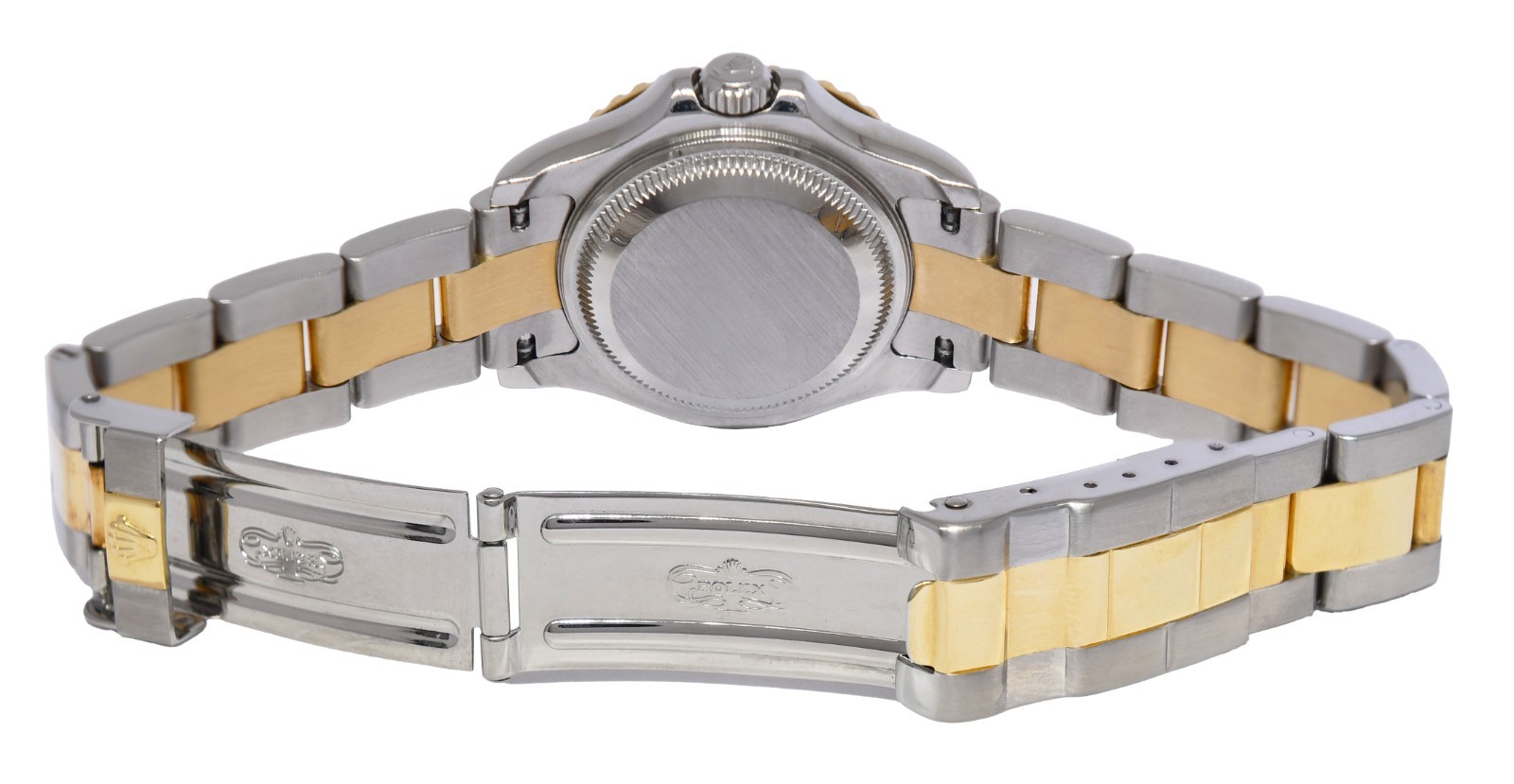 Rolex Yacht-Master 18k Yellow Gold/Steel White Dial Ladies 29mm Watch M 169623