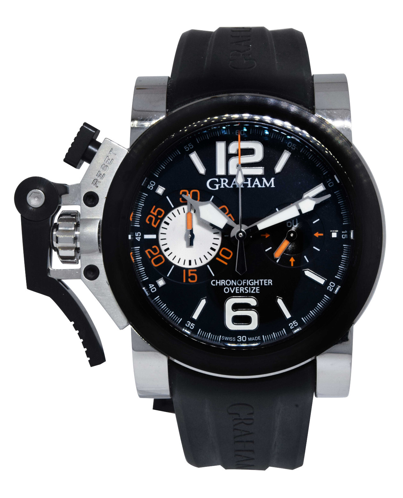 Graham Chronofighter Oversize 2OVBV-1 Chronograph Watch Box/Papers NEW