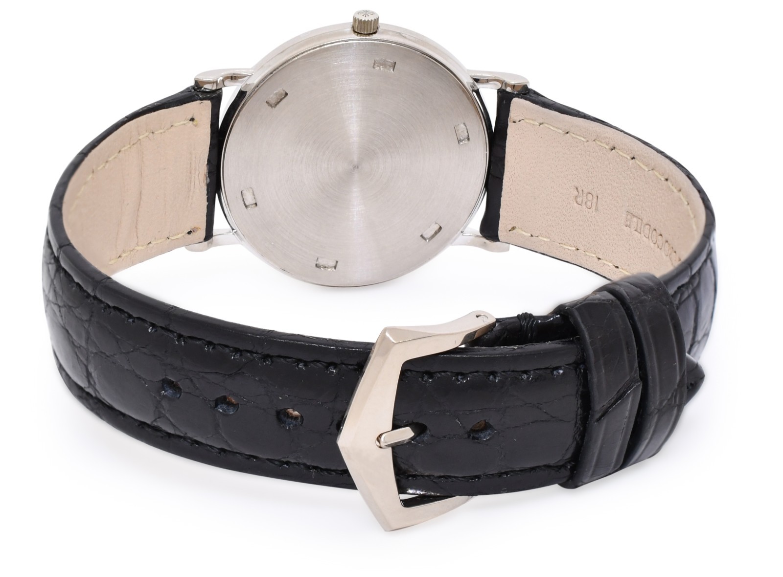 Patek Philippe Calatrava 18k White Gold Mens 32mm Manual Watch 3520