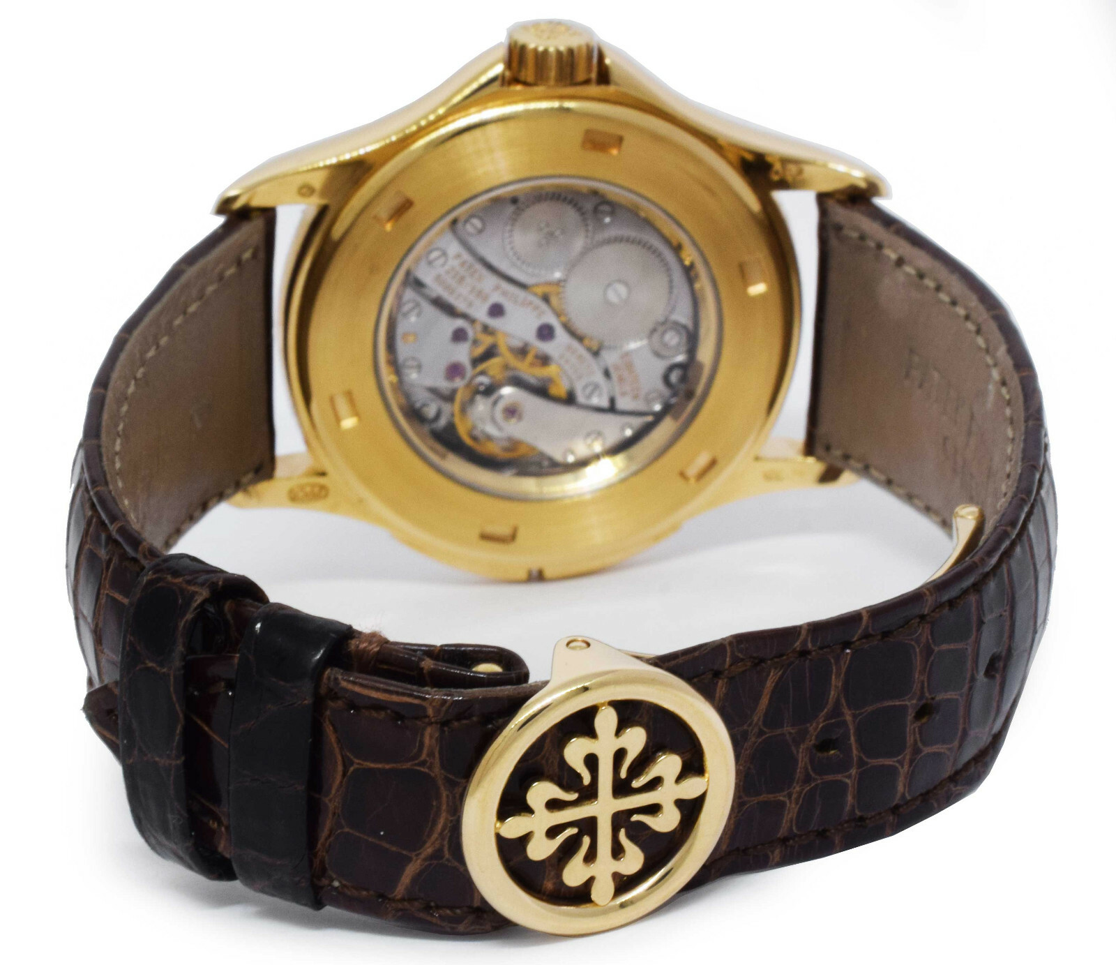 Patek Philippe 5134 Travel Time 18k Yellow Gold Mens 37mm Manual Watch 5134J