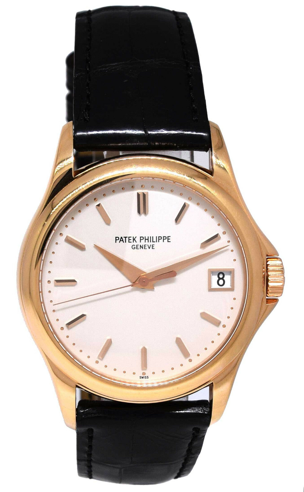 Patek Philippe Calatrava 5127 18k Rose Gold Mens 37mm Watch Box/Papers 5127R