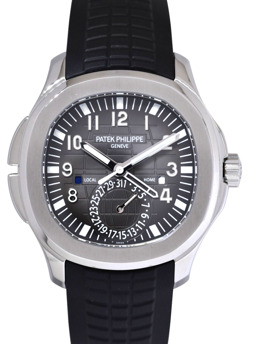 Patek Philippe Aquanaut 5164 Travel Time Steel & Rubber 40mm Watch B/P '16 5164A Patek Philippe Aquanaut 5164 Travel Time Steel & Rubber 40mm Watch B/P '16 5164A