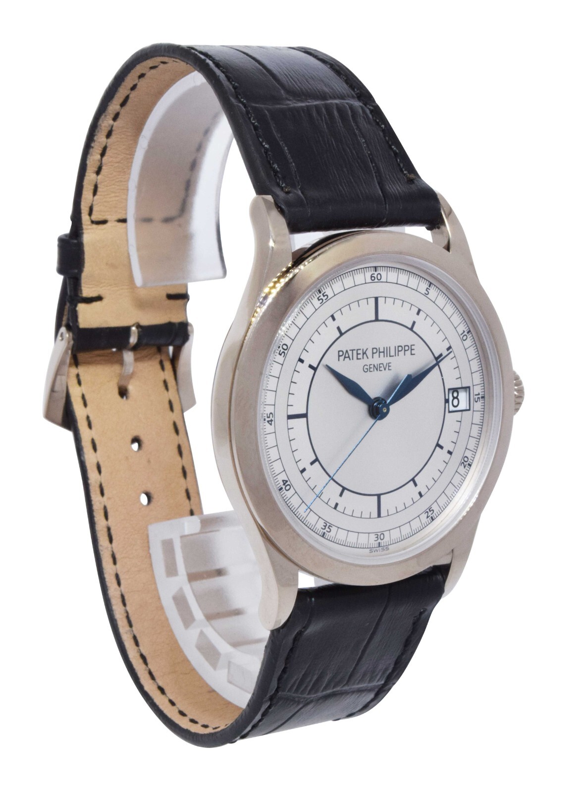 Patek Philippe Calatrava 5296 18k White Gold Mens 38mm Automatic Watch 5296G