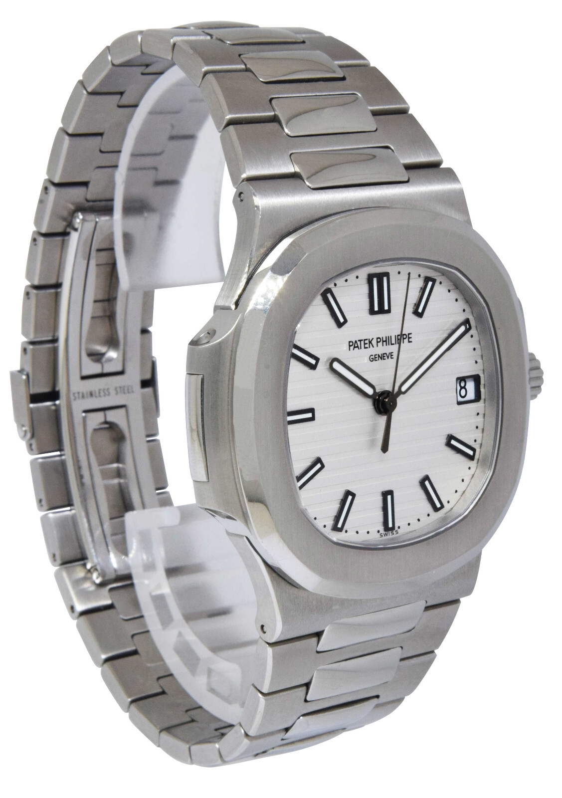 Patek Philippe Nautilus 5711 Steel Silver Dial Mens Watch B/P '16 5711/1A