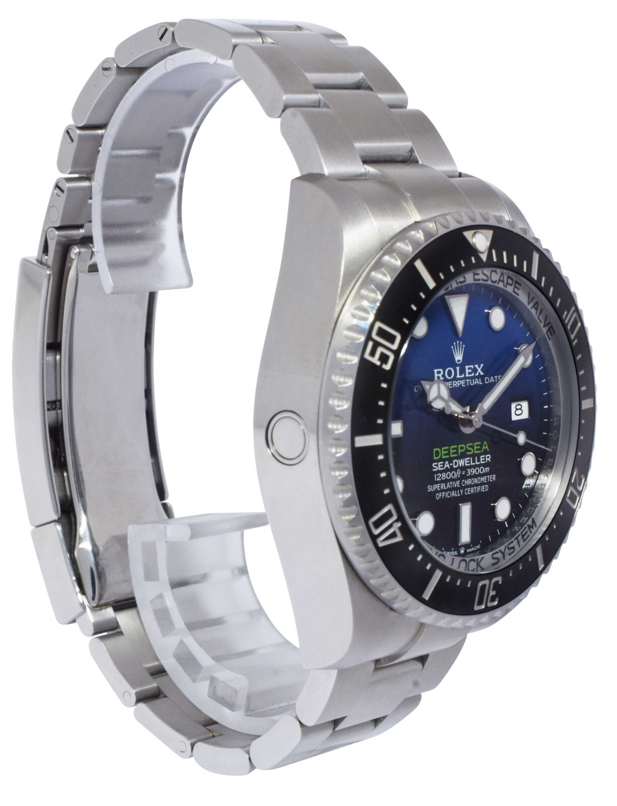 Rolex Cameron Deepsea Sea-Dweller D-Blue Steel/Ceramic 44mm Watch B/P '19 126660