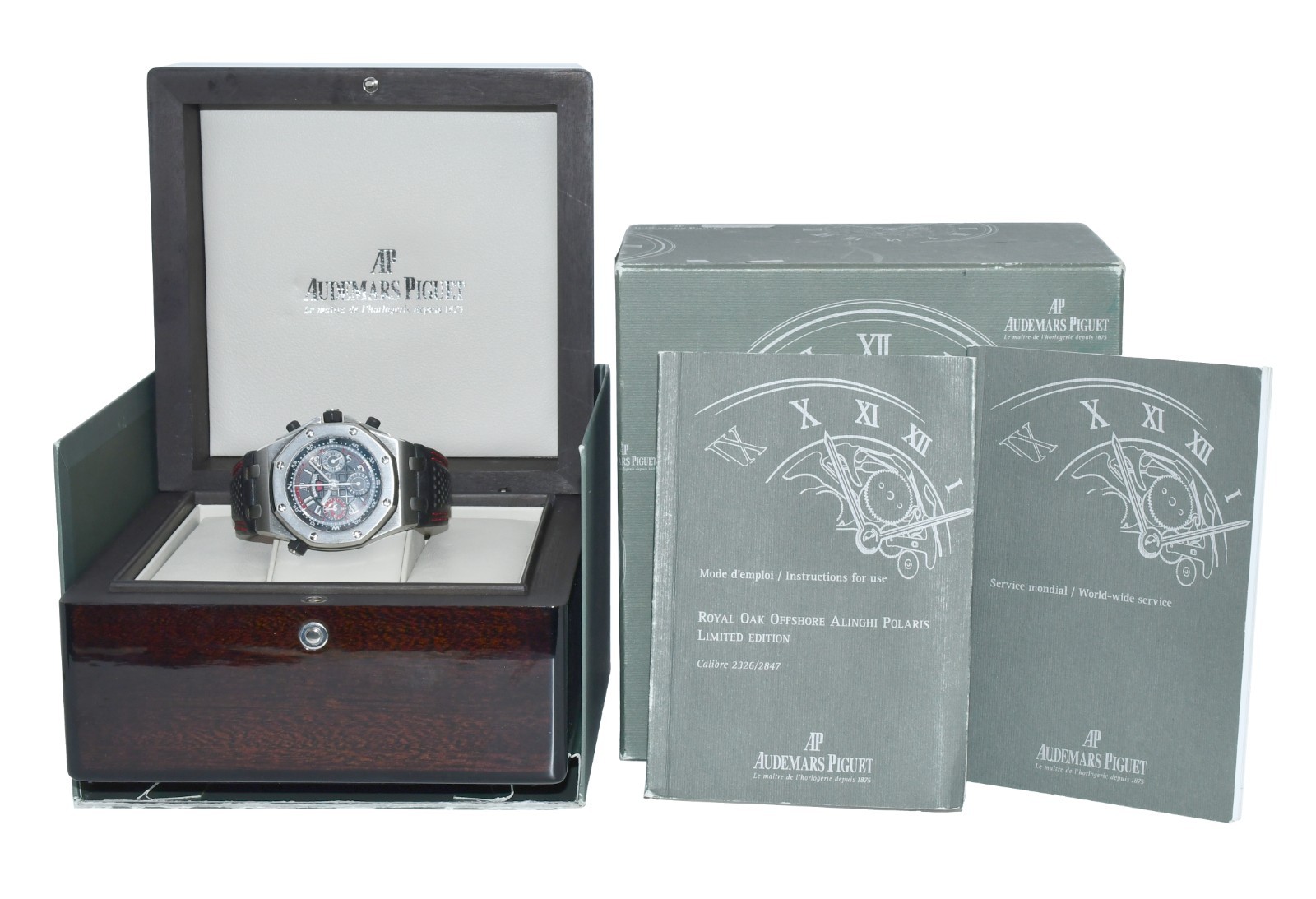 Audemars Piguet Offshore Alinghi Polaris Steel Chronograph Watch B/B 26040ST