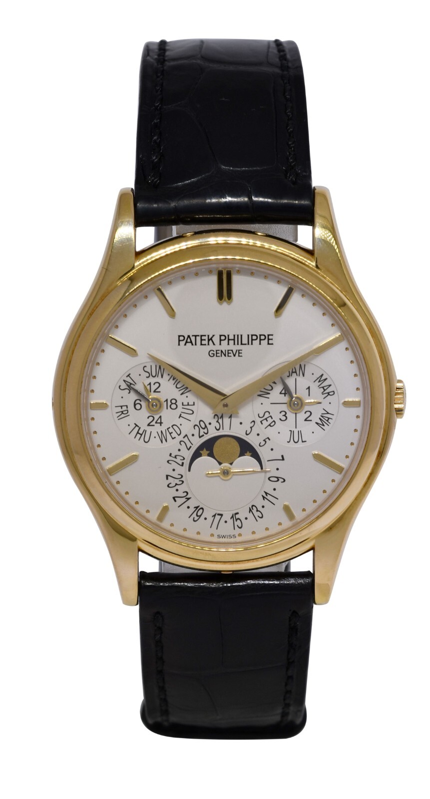 Patek Philippe Grand Complications Yellow Gold Perpetual Calendar Watch 5140J