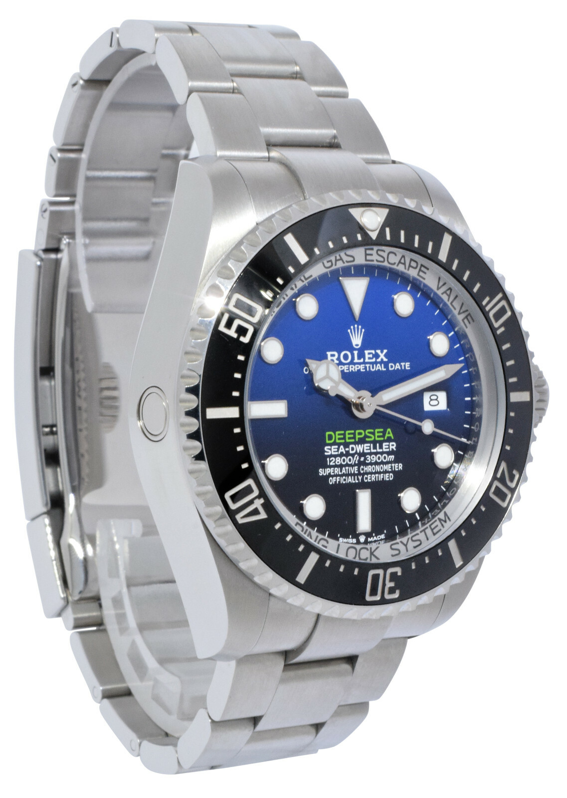 Rolex Cameron Deepsea Sea-Dweller D-Blue Steel/Ceramic 44mm Watch B/P '21 126660