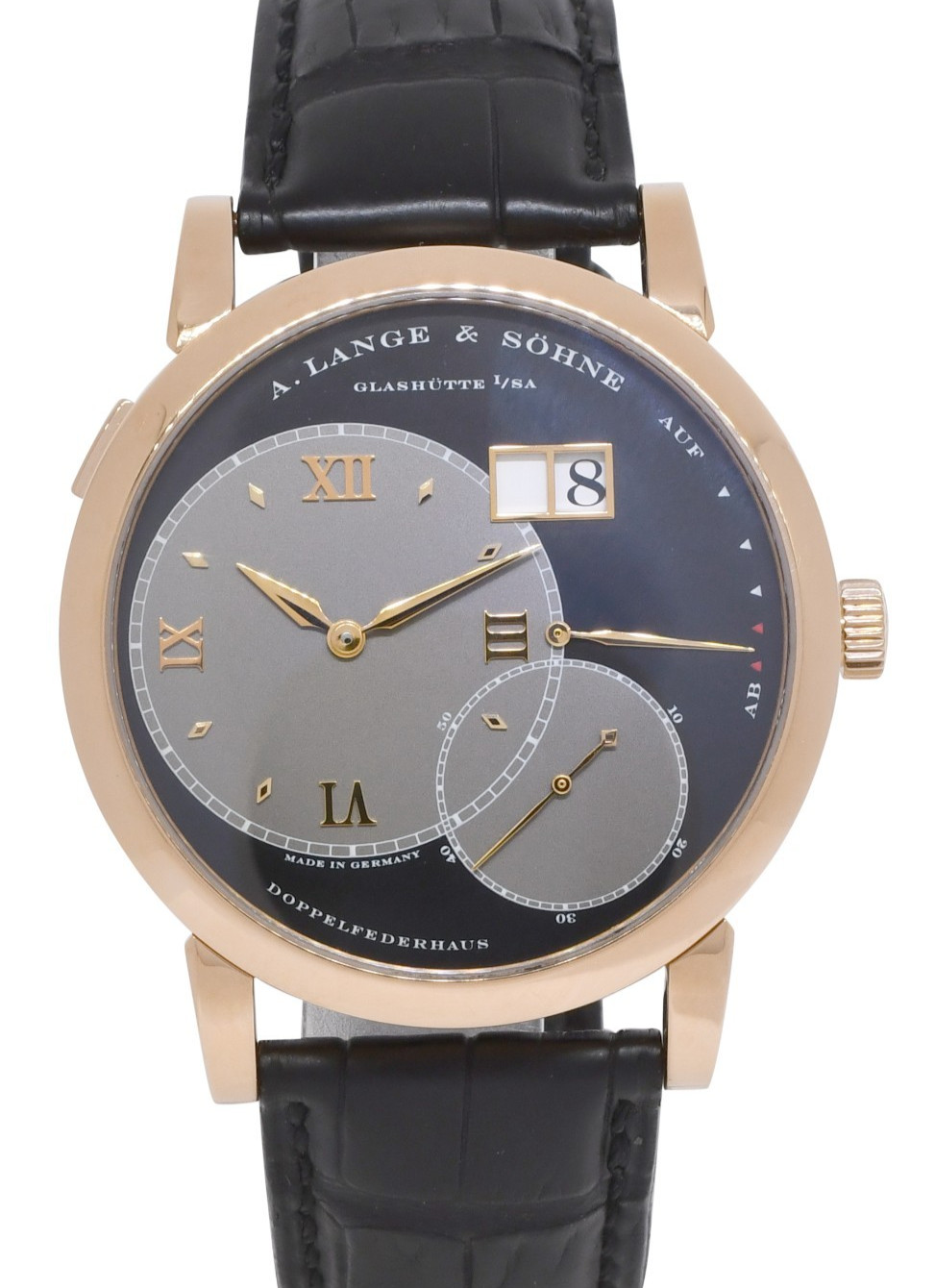 A. Lange & Sohne Grand Lange 1 18k Rose Gold 42mm Manual Watch B/B 115.031 A. Lange & Sohne Grand Lange 1 18k Rose Gold 42mm Manual Watch B/B 115.031