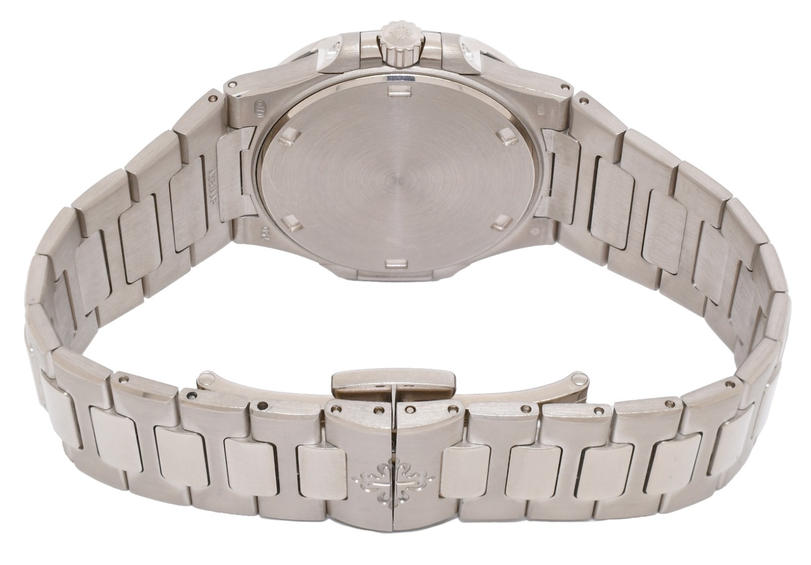 Patek Philippe Nautilus 18k White Gold & Diamond Ladies Watch B/P '09 7010/1G
