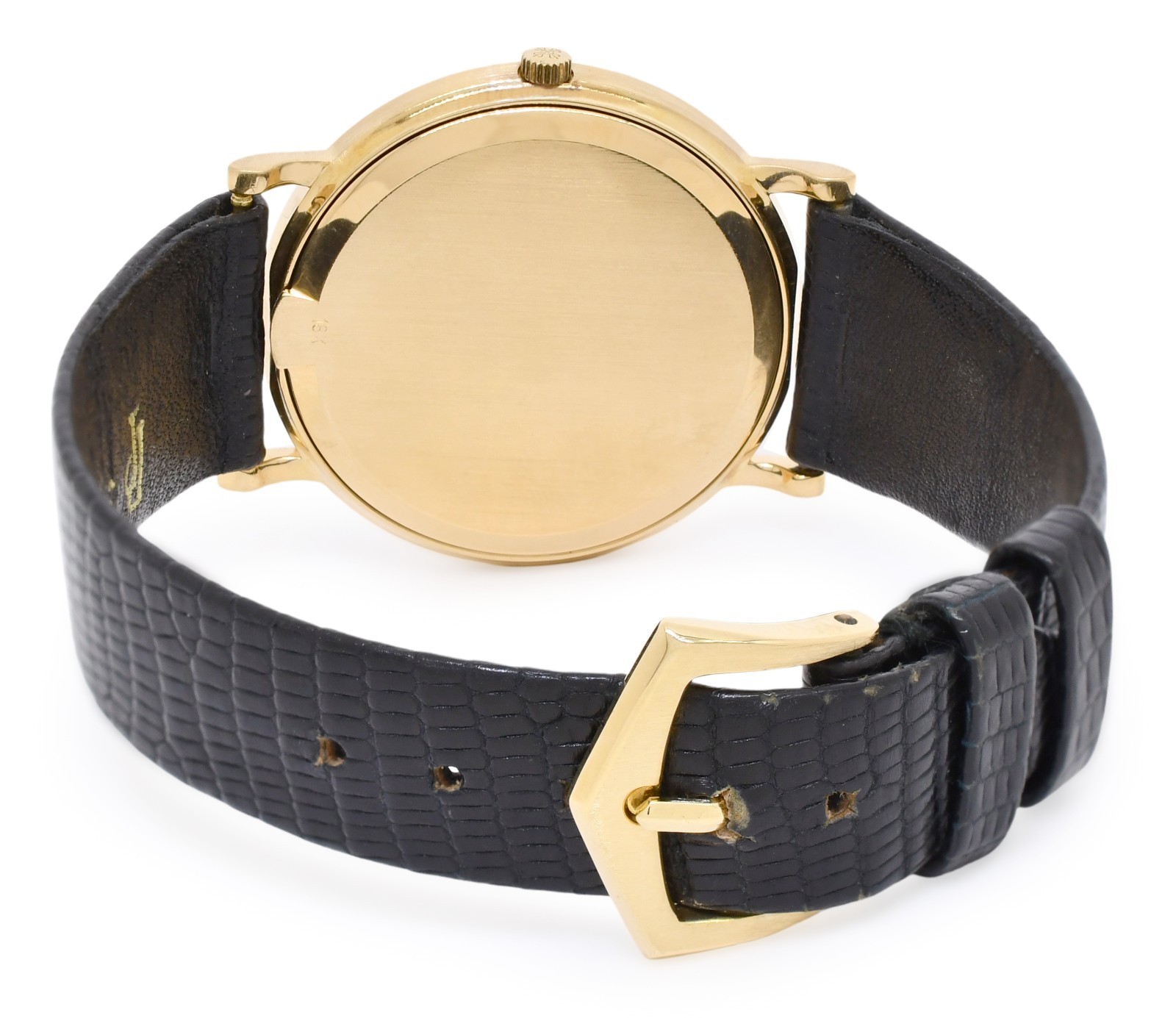 Patek Philippe Calatrava 18k Yellow Gold White Dial 33mm Quartz Watch 3744