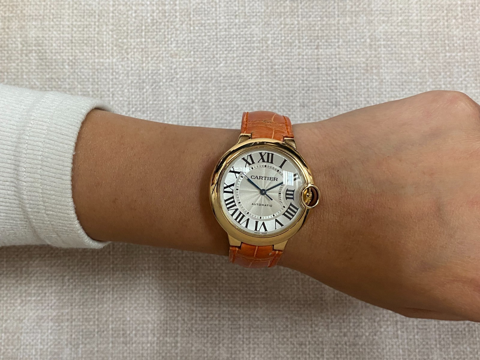 Cartier Ballon Bleu 36mm 18k Yellow Gold Automatic Watch on Strap W69003Z2 3002 Cartier Ballon Bleu 36mm 18k Yellow Gold Automatic Watch on Strap W69003Z2 3002