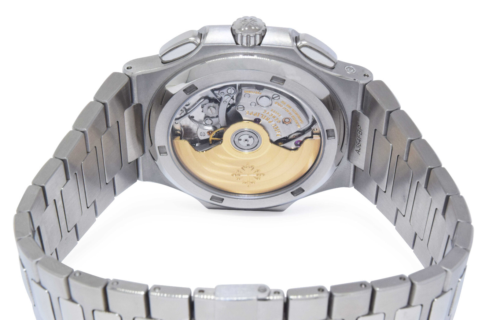 Patek Philippe Nautilus 5990 Chrono/GMT Steel Black Dial Watch B/P '19 5990/1A