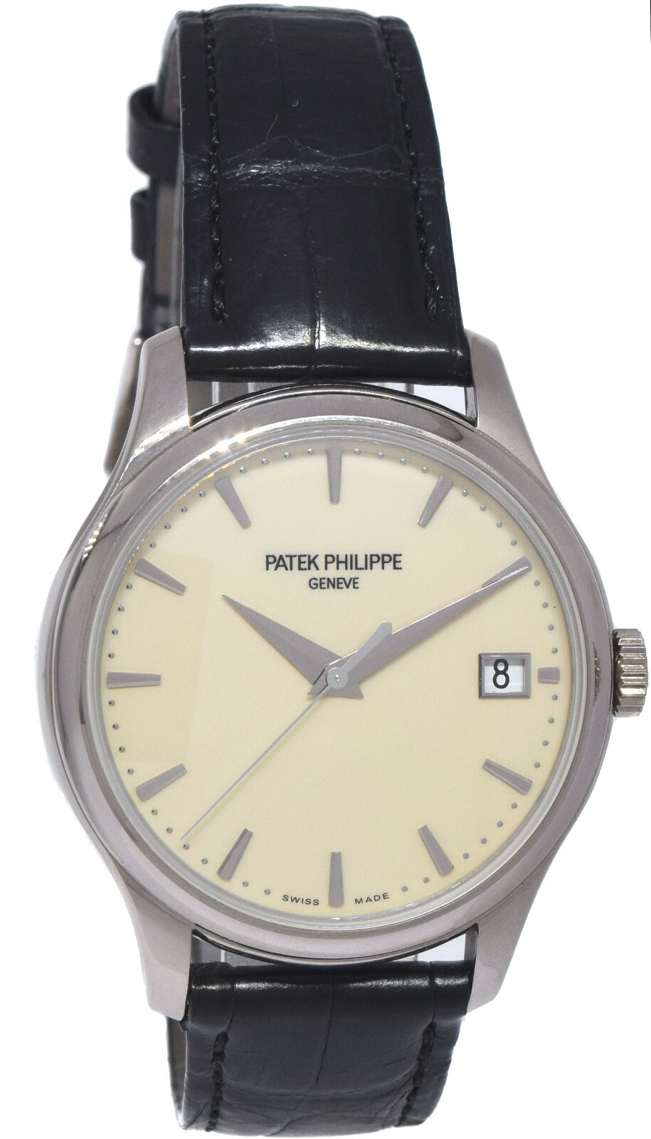Patek Philippe Calatrava 18k White Gold Mens 39mm Watch Box/Papers 2019 5227G