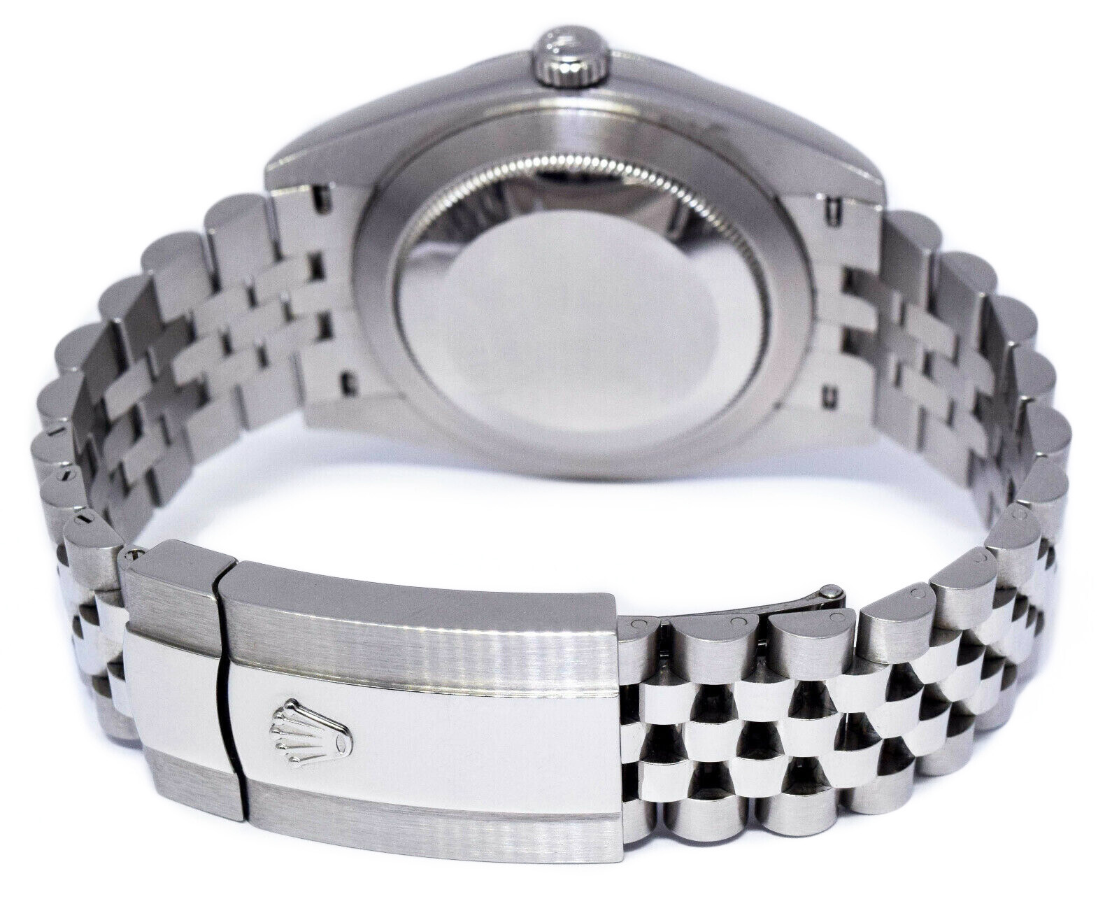 NOS Rolex Datejust 41 Steel Black Dial Jubilee Bracelet Watch B/P '21 126300