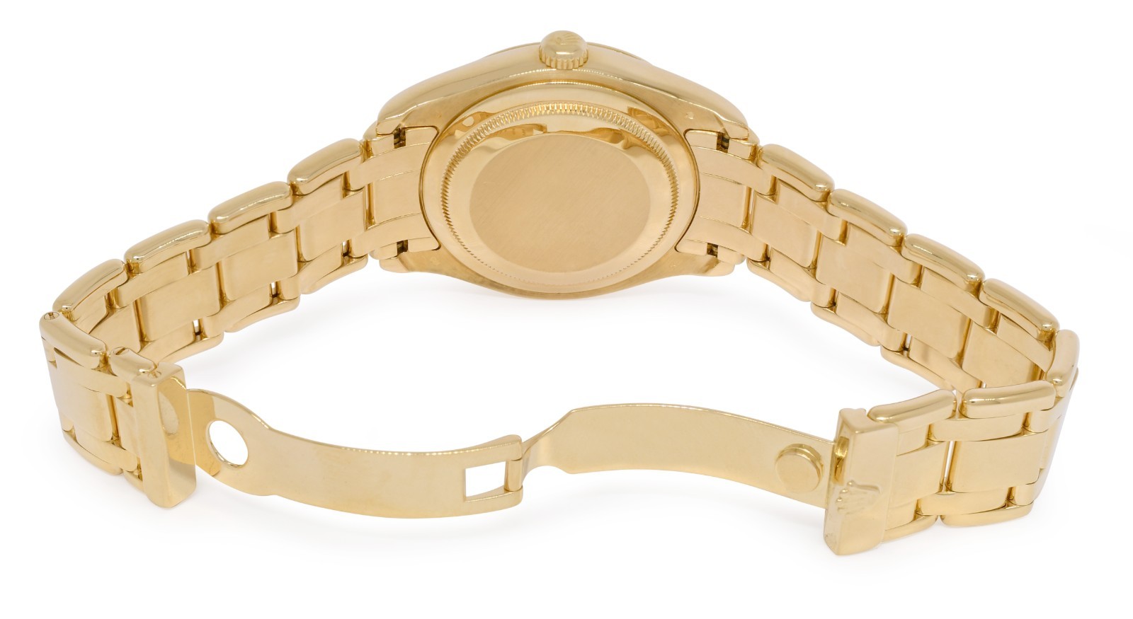 Rolex Masterpiece 18k Yellow Gold MOP Jubilee Diamond 39mm Watch D 18948