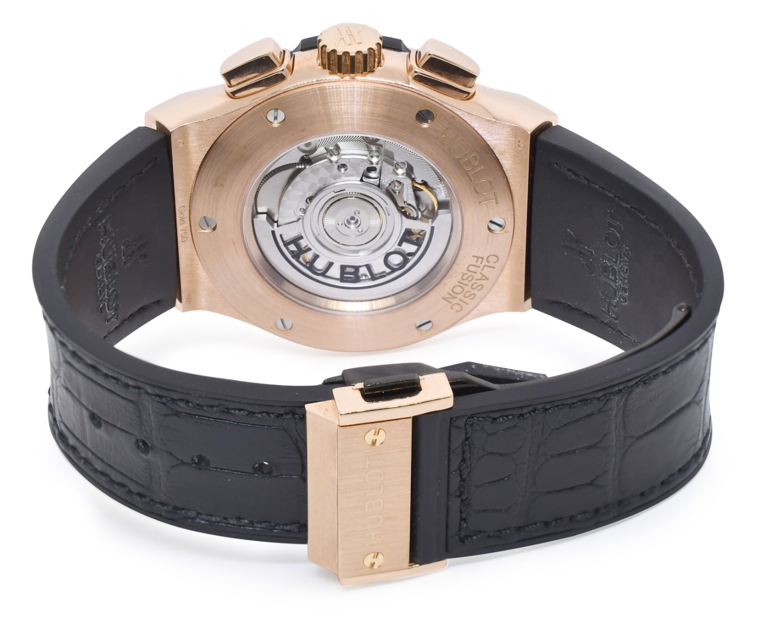 Hublot Classic Fusion Aerofusion Rose Gold Skeleton Watch B/P 525.0X.0180.LR