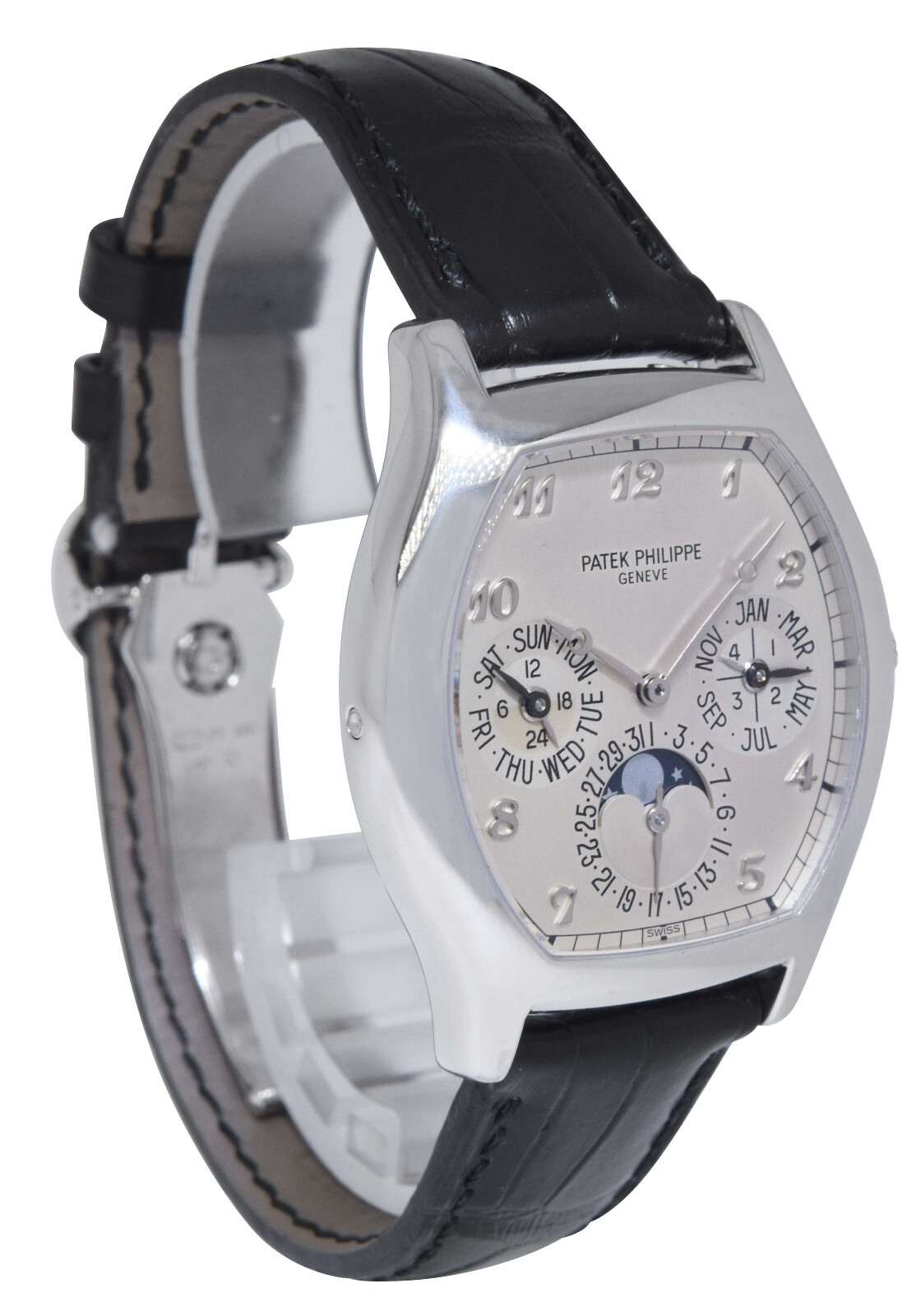 Patek Philippe Perpetual Calendar Complications Platinum Mens Watch B/P 5040P