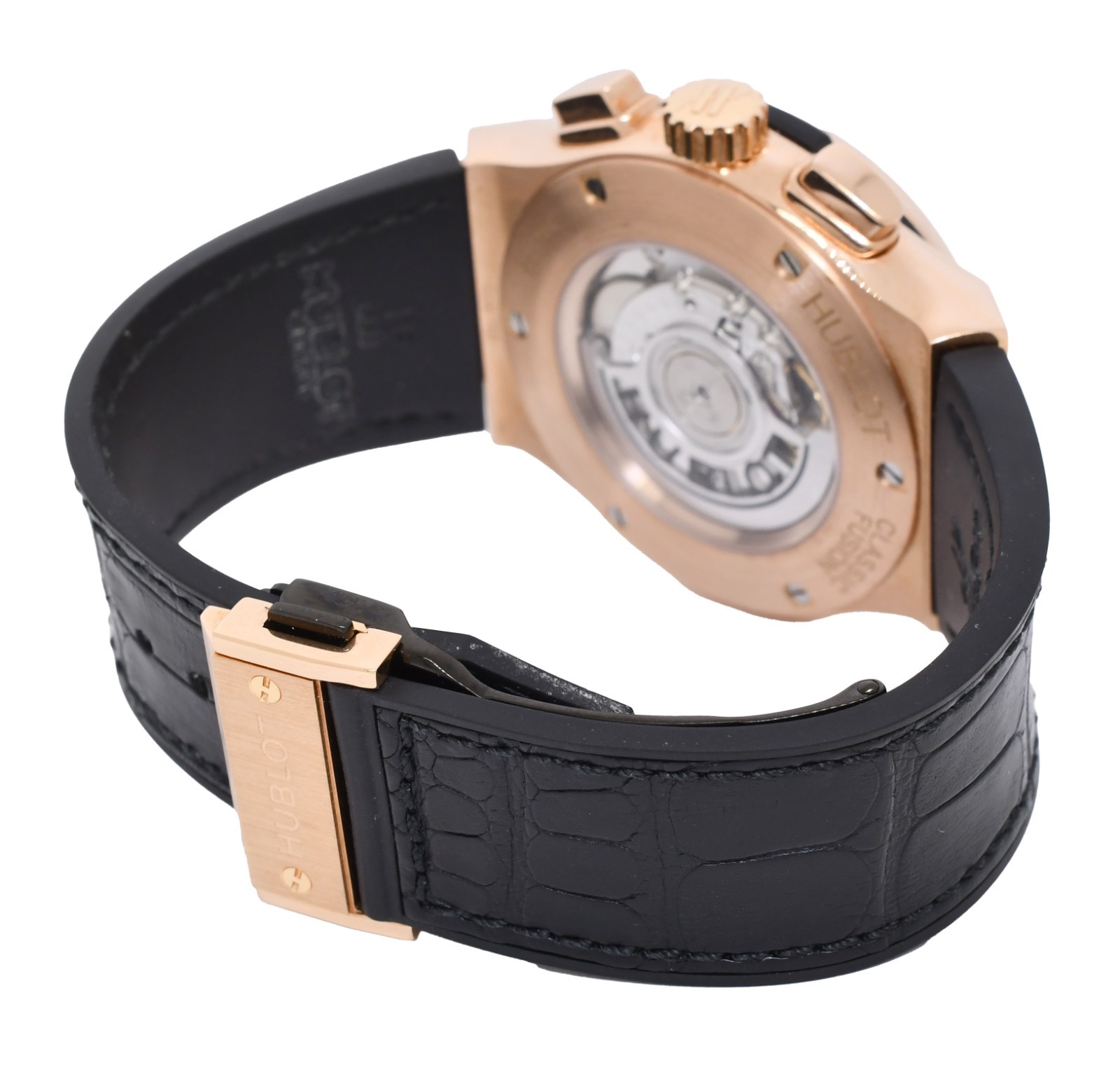 Hublot Classic Fusion Aerofusion Rose Gold Skeleton Watch B/P 525.0X.0180.LR
