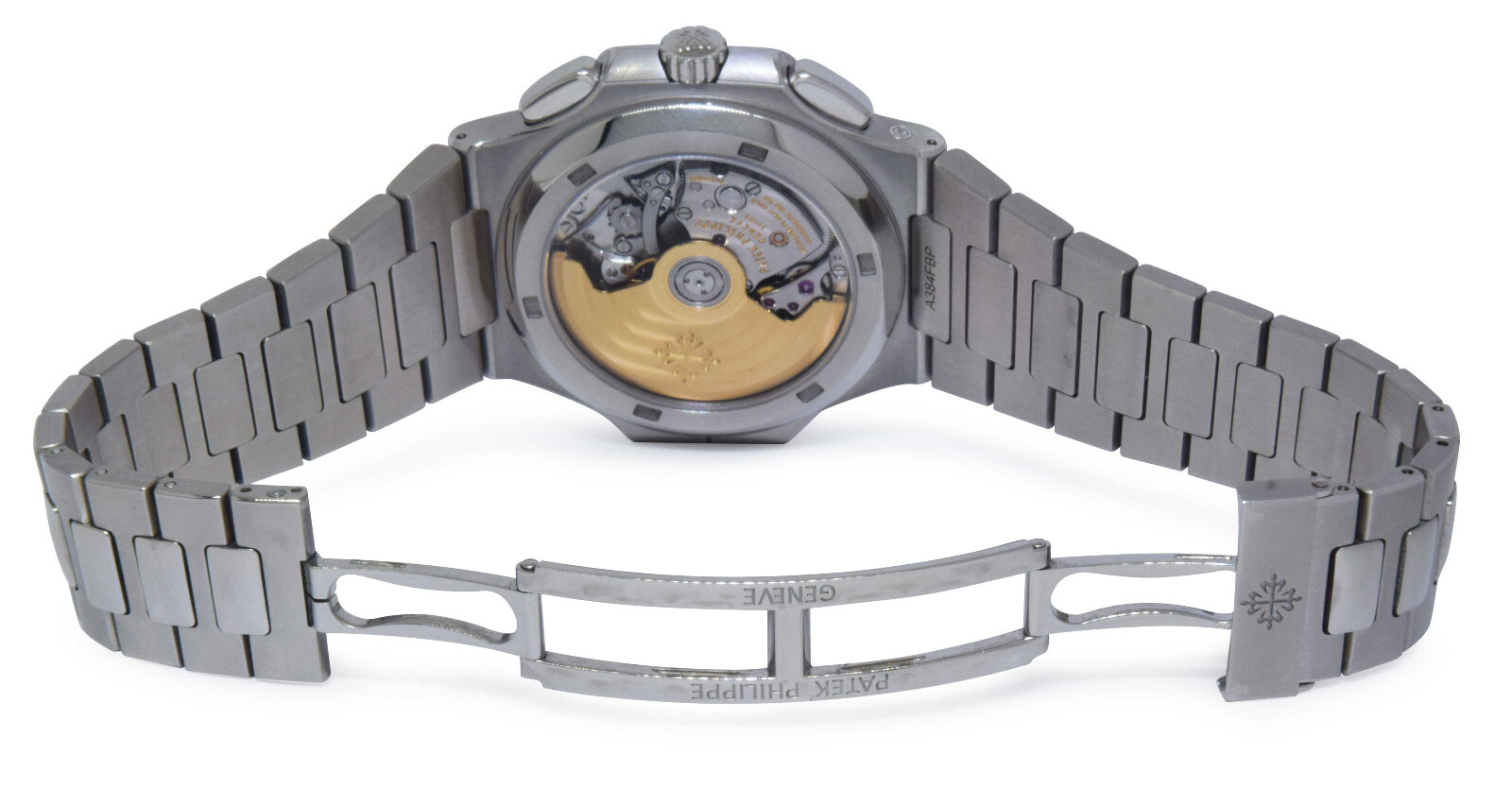 Patek Philippe Nautilus 5990 Chrono/GMT Steel Black Dial Watch B/P '19 5990/1A