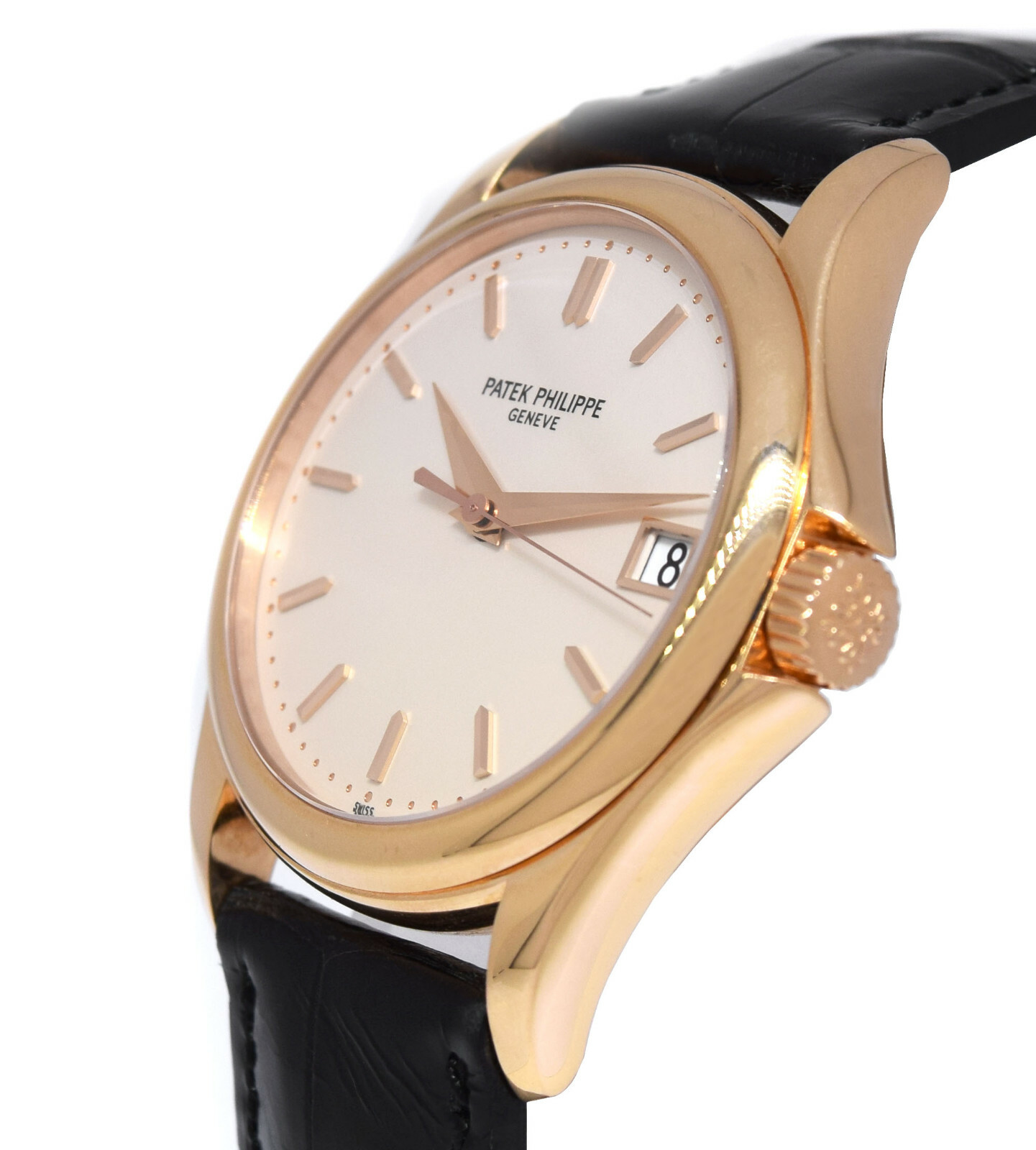 Patek Philippe Calatrava 5127 18k Rose Gold Mens 37mm Watch Box/Papers 5127R