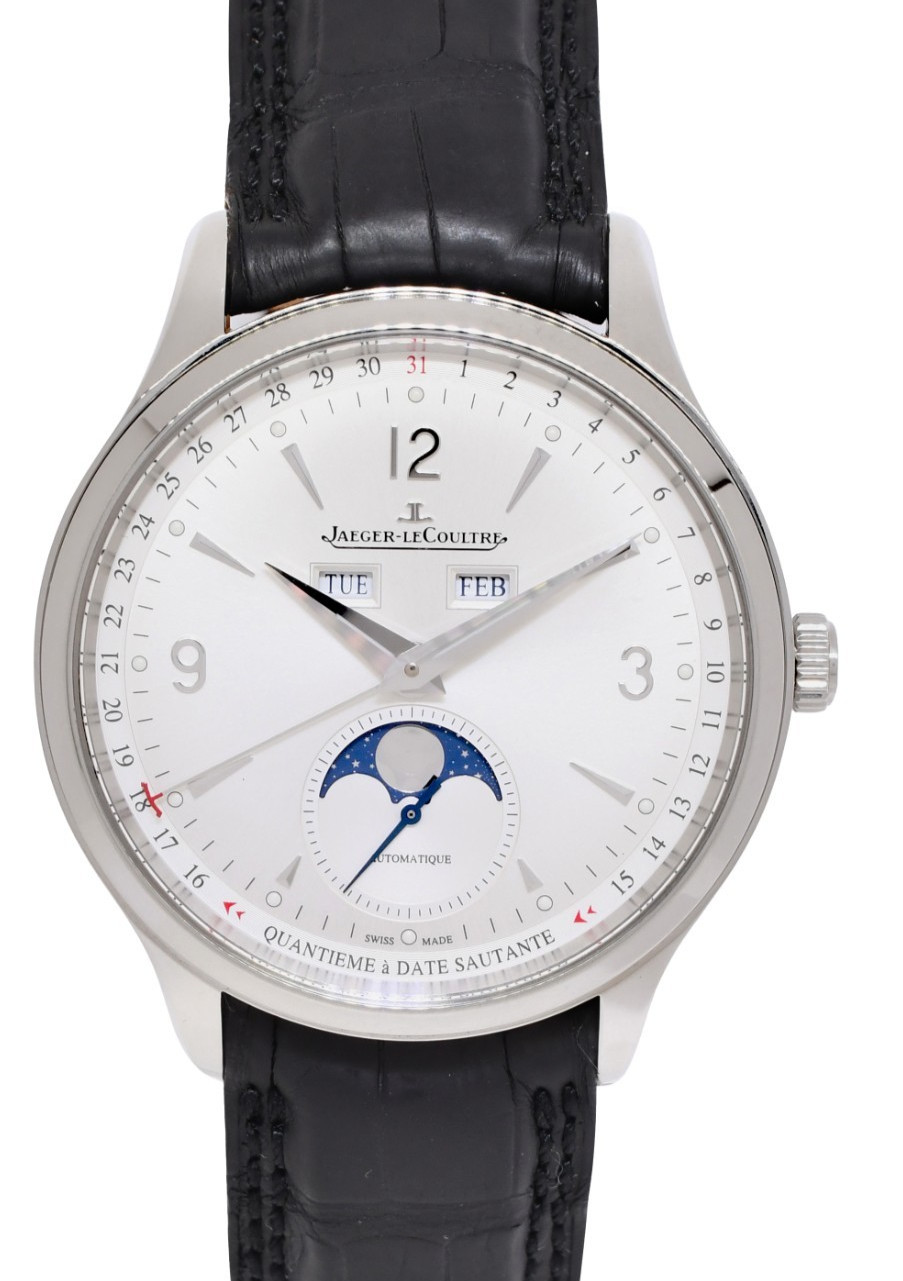 Jaeger LeCoultre Master Calendar Moon Steel Mens 40mm Watch 830.8.A6.S Jaeger LeCoultre Master Calendar Moon Steel Mens 40mm Watch 830.8.A6.S