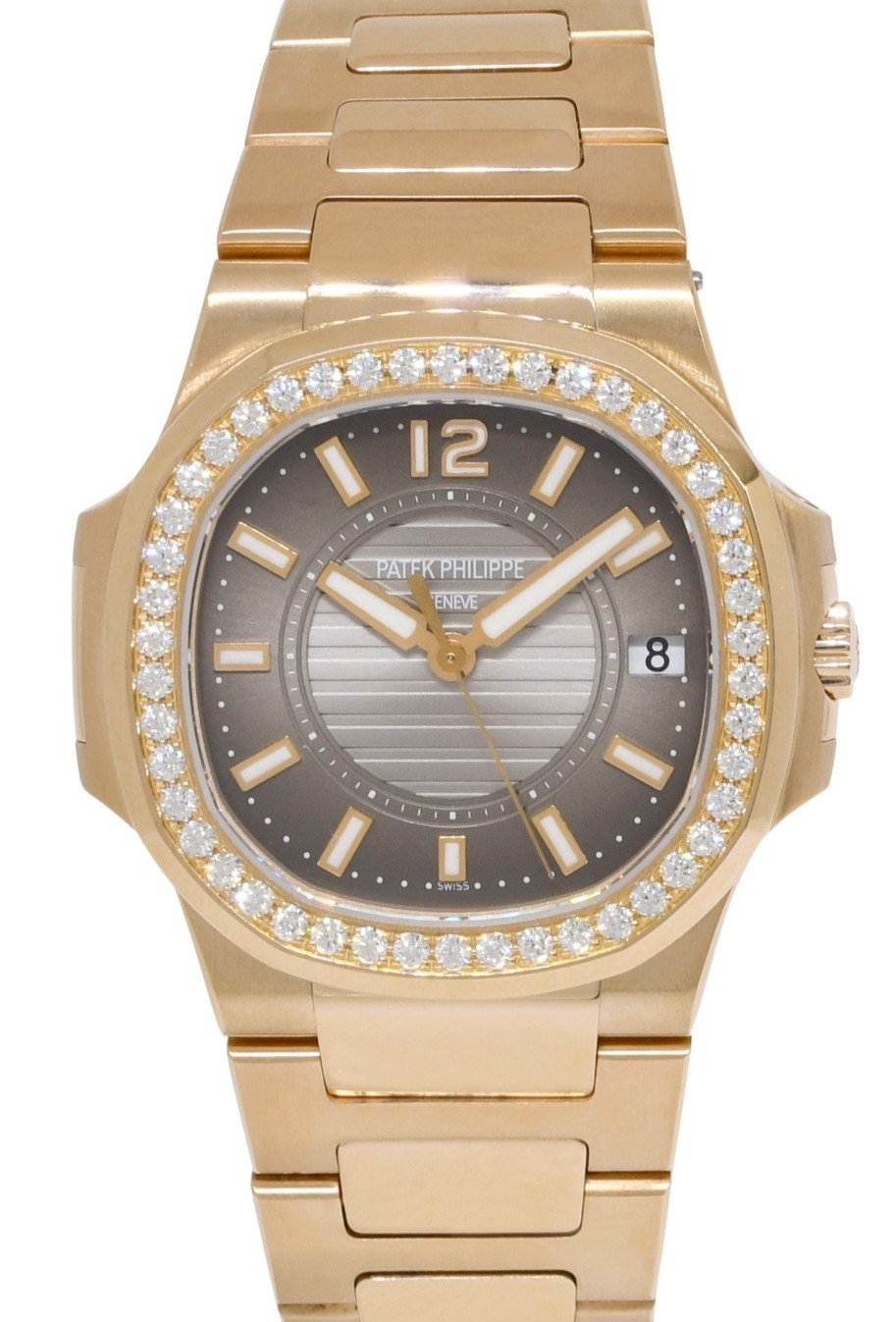 Patek Philippe Nautilus 18k Rose Gold & Diamond Ladies Watch 7010/1R Patek Philippe Nautilus 18k Rose Gold & Diamond Ladies Watch 7010/1R