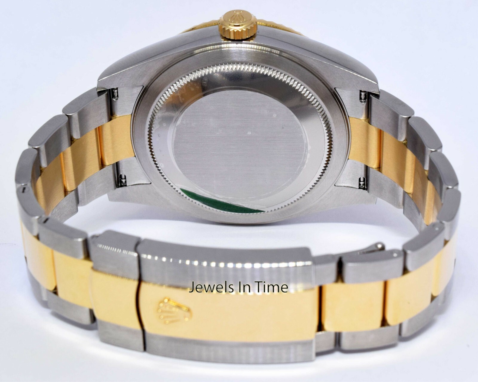 NOS Rolex Sky-Dweller Black Dial 18k Gold & Steel 42mm Watch B/P '21 326933