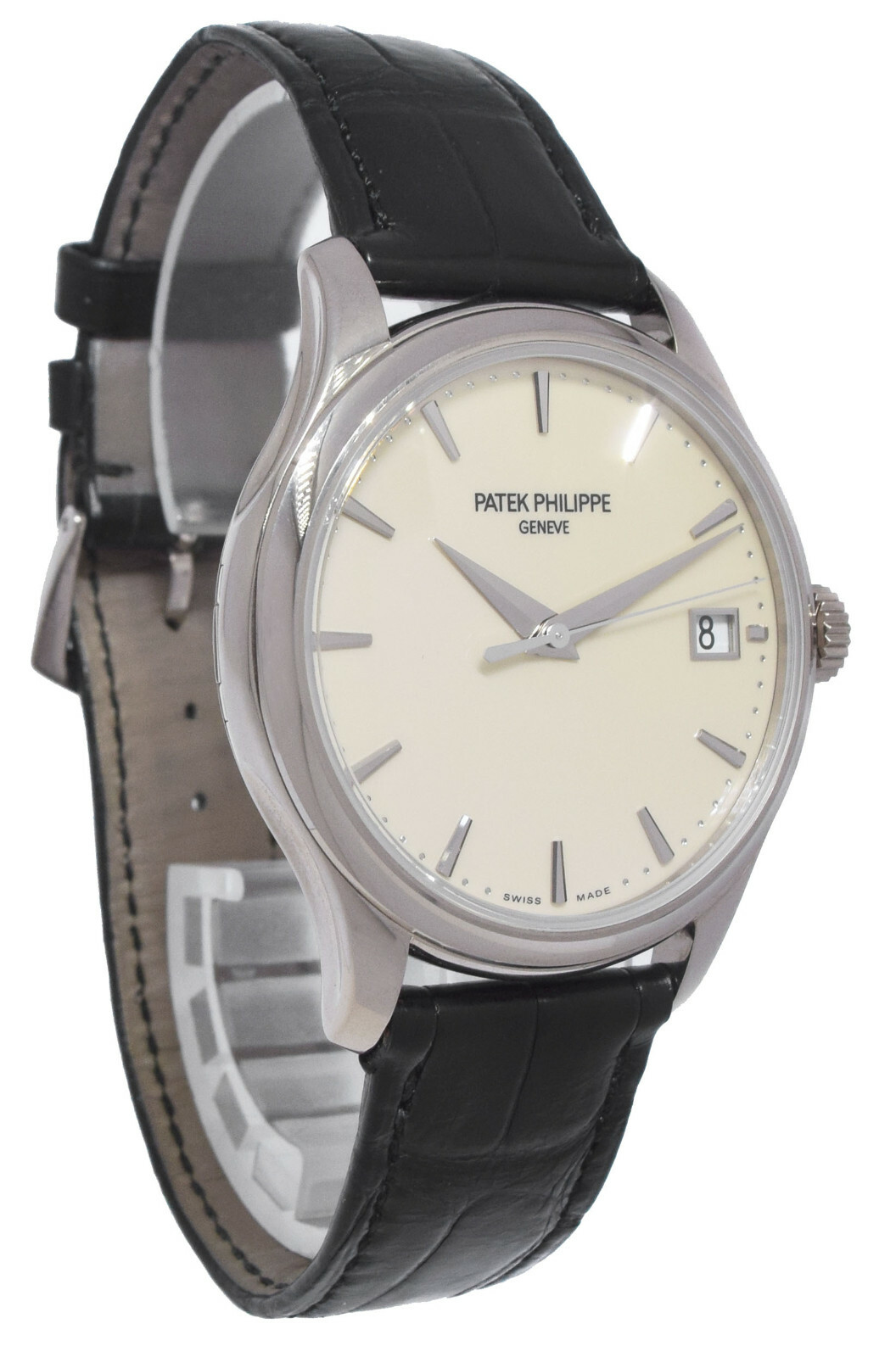 Patek Philippe Calatrava 18k White Gold Mens 39mm Watch Box/Papers 2019 5227G