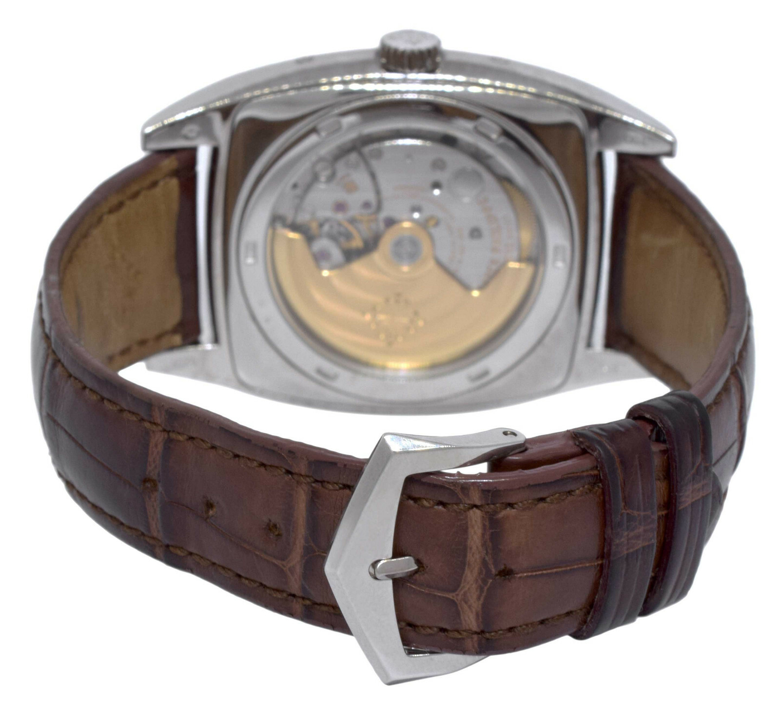 Patek Philippe Mens Gondolo Calendario 18k WG Automatic Watch Papers '06 5135G