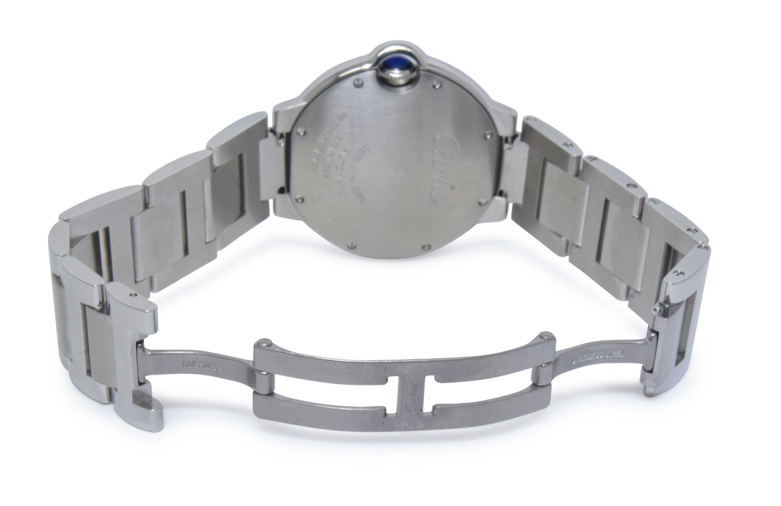 Cartier Ballon Bleu 36mm Steel Silver Dial Ladies Auto Watch W6920046 B/P 3284