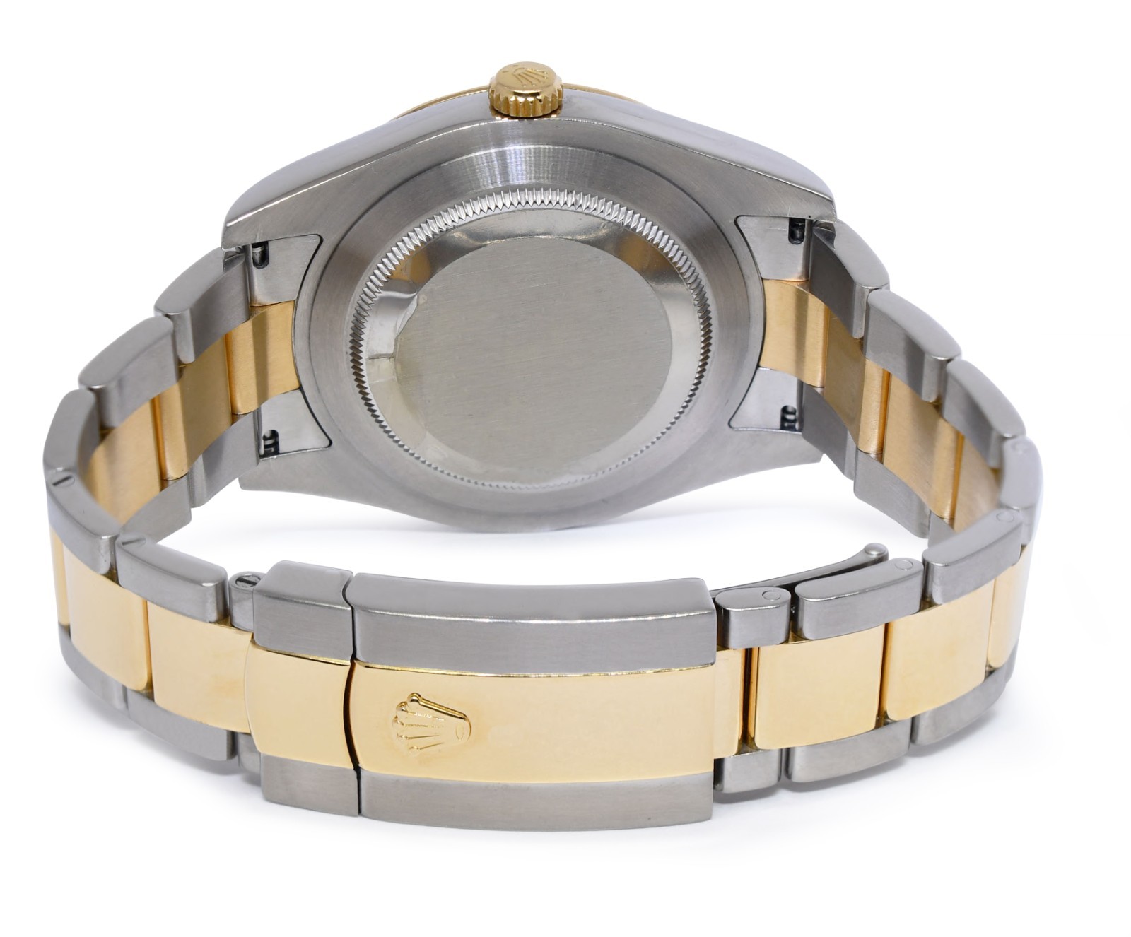 Rolex Datejust II 18k Yellow Gold/Steel Champagne Dial Mens 41mm Watch 116333