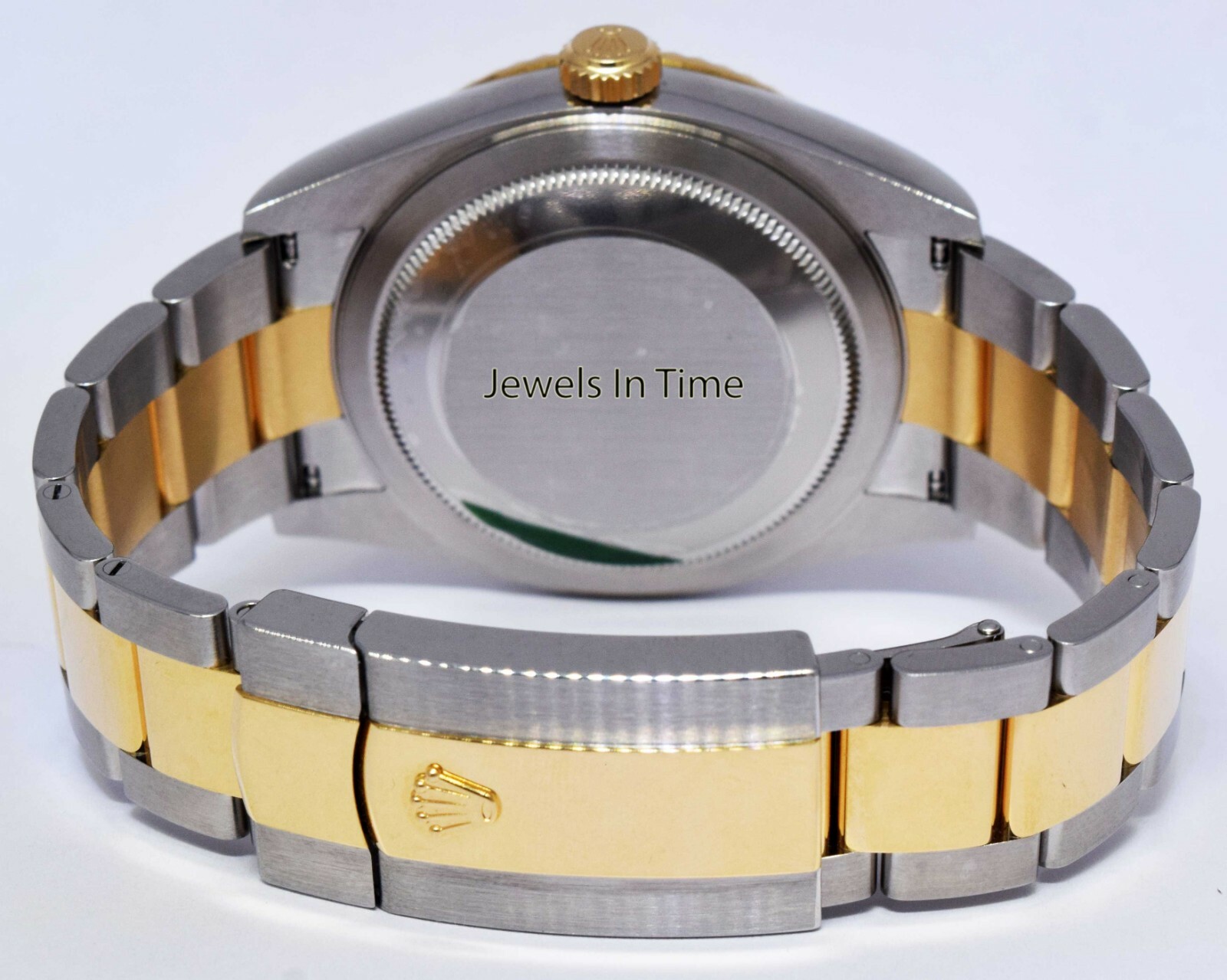NOS Rolex Sky-Dweller Black Dial 18k Gold & Steel 42mm Watch B/P '21 326933