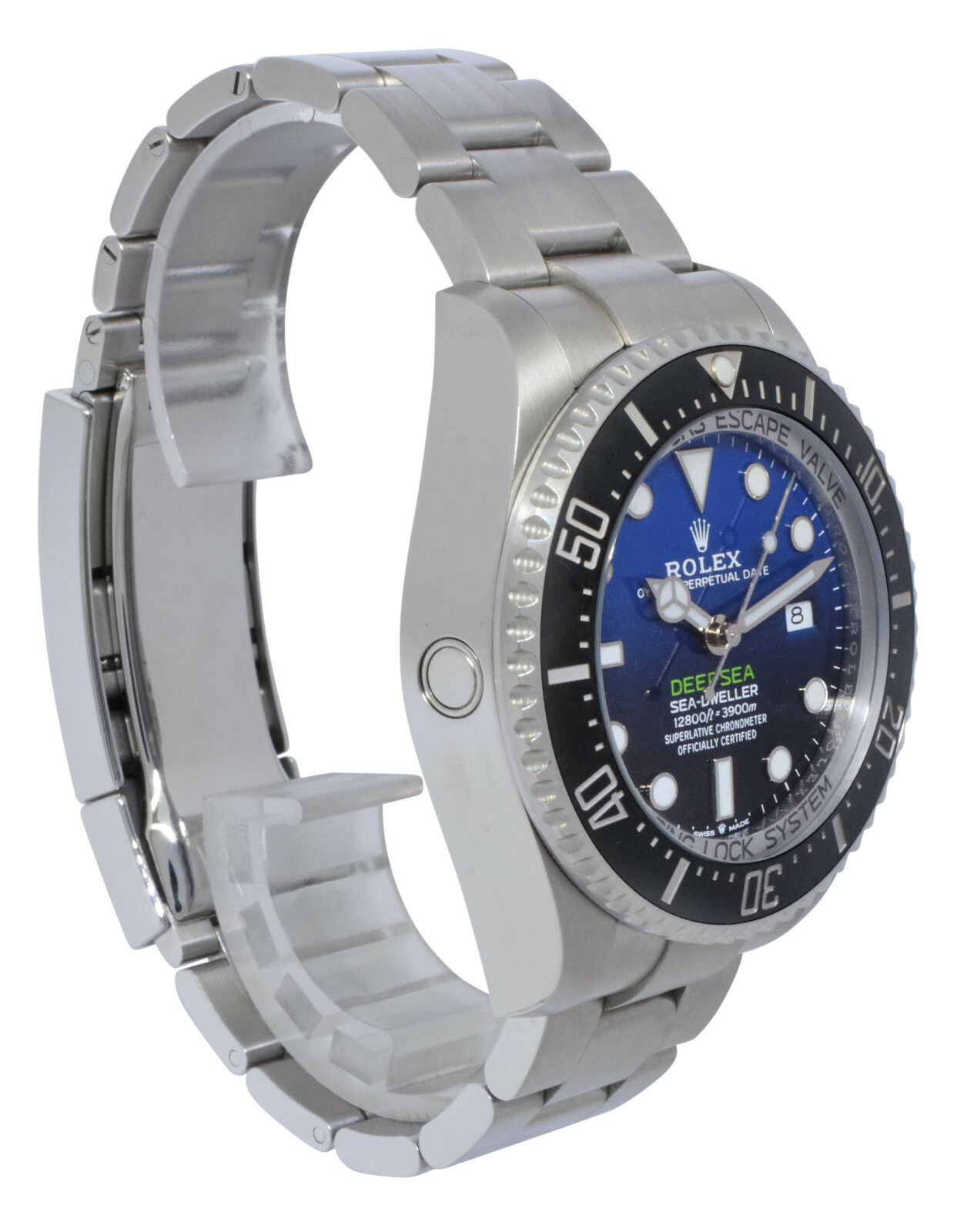 Rolex Cameron Deepsea Sea-Dweller D-Blue Steel/Ceramic 44mm Watch B/P '21 126660