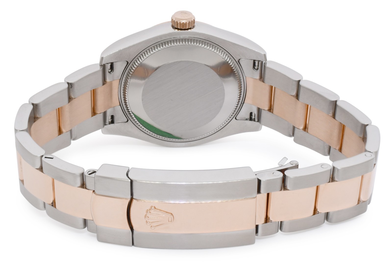 Rolex Datejust 18k Rose Gold/Steel Pink Diamond Dial 31mm Watch +Card '16 178241