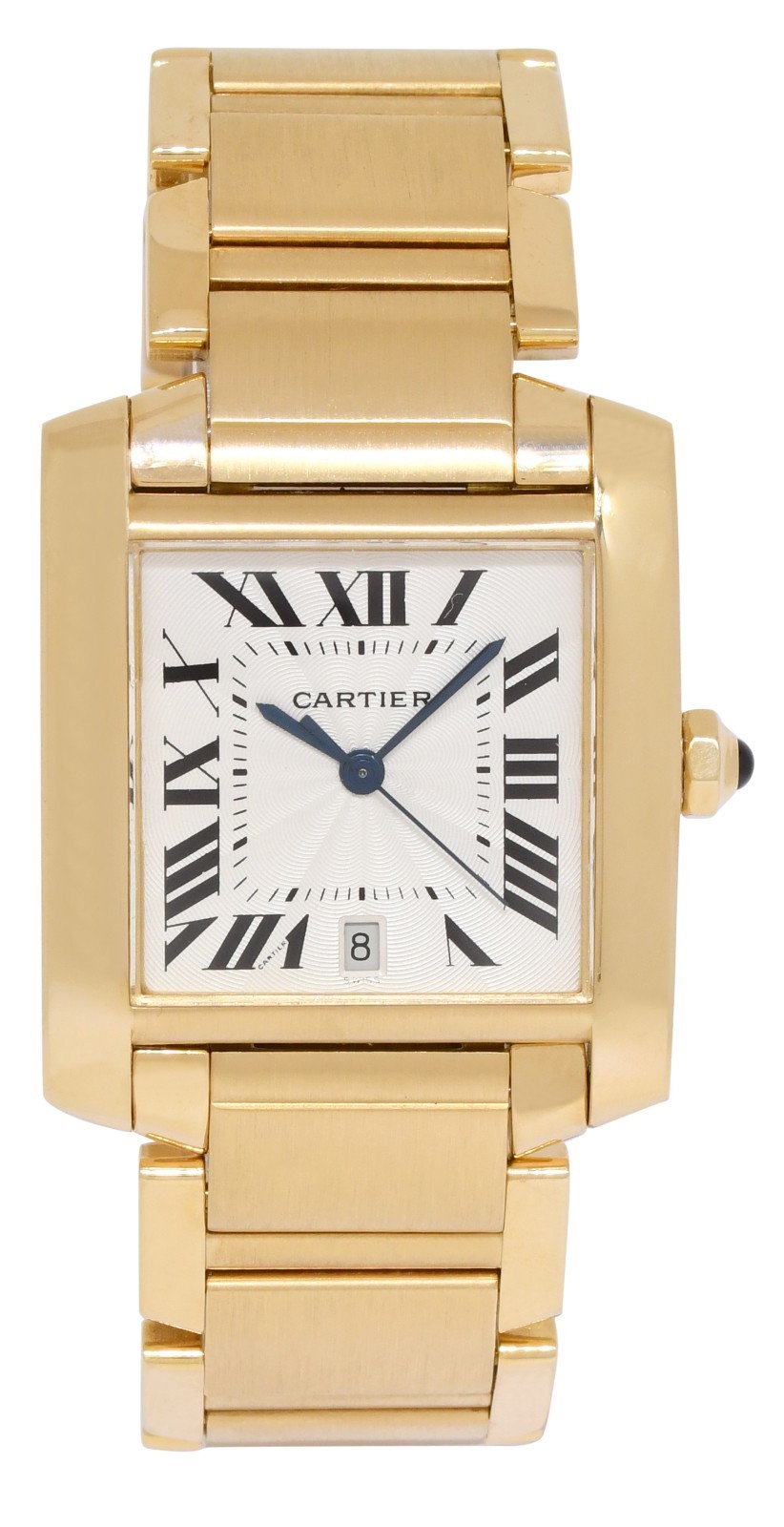 Cartier Tank Francaise 18k Yellow Gold Large Automatic Watch 1840
